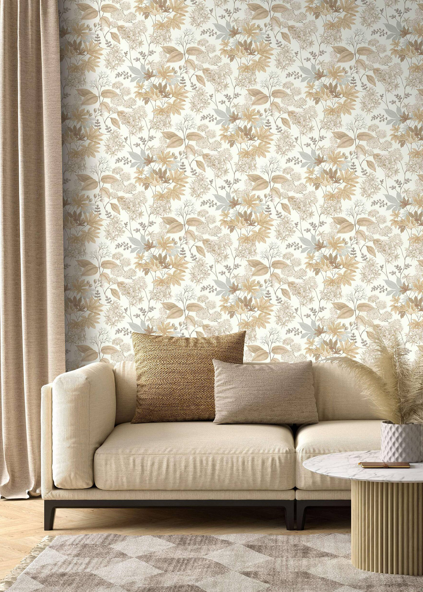 Rasch Vliestapete Beltesto Braun Botanical 794014