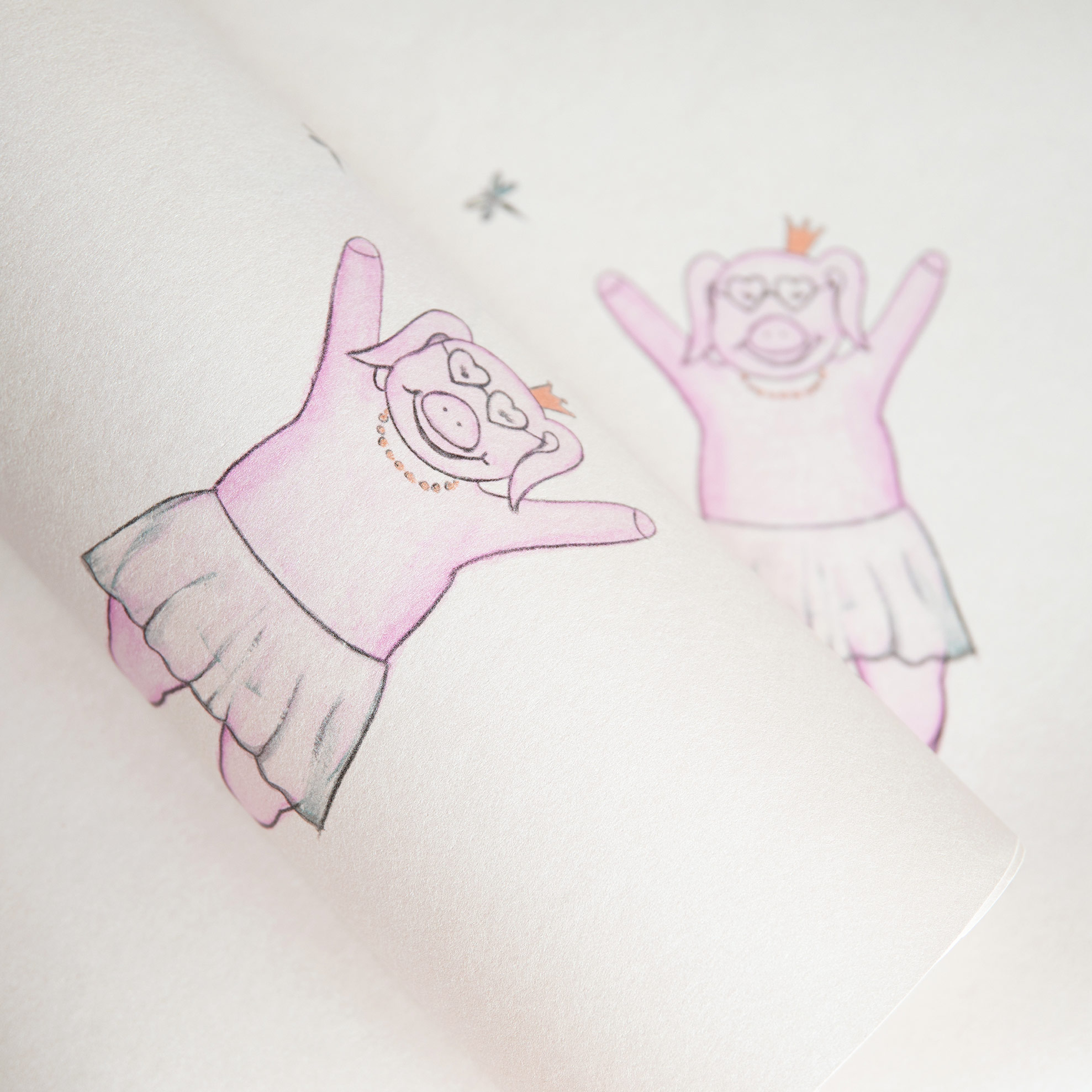 Hohenberger Vliestapete Happy Inner Child Happy Piggy 27571