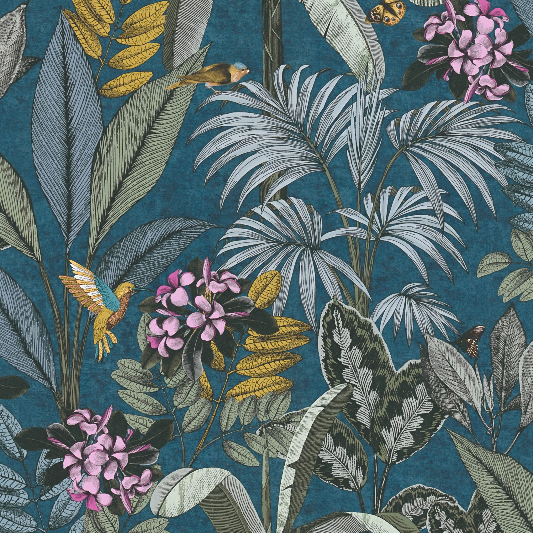 AS Vliestapete PintWalls Tiertapete Blau 387383