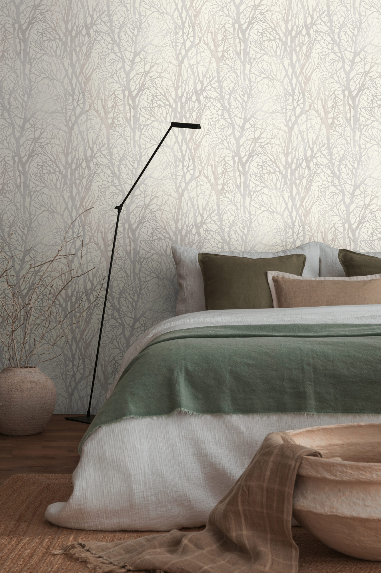 AS Vliestapete Attractive 2 Waldtapete Weiß 300941