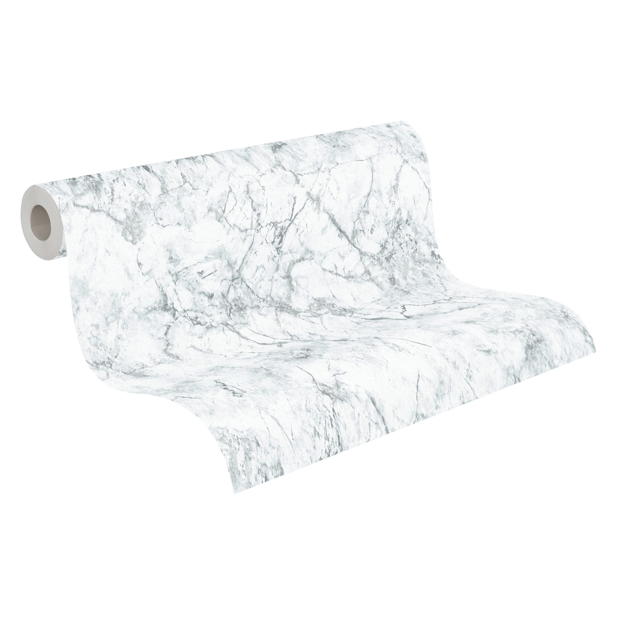 AS Vliestapete Elements 2 Marmortapete Weiß 361572