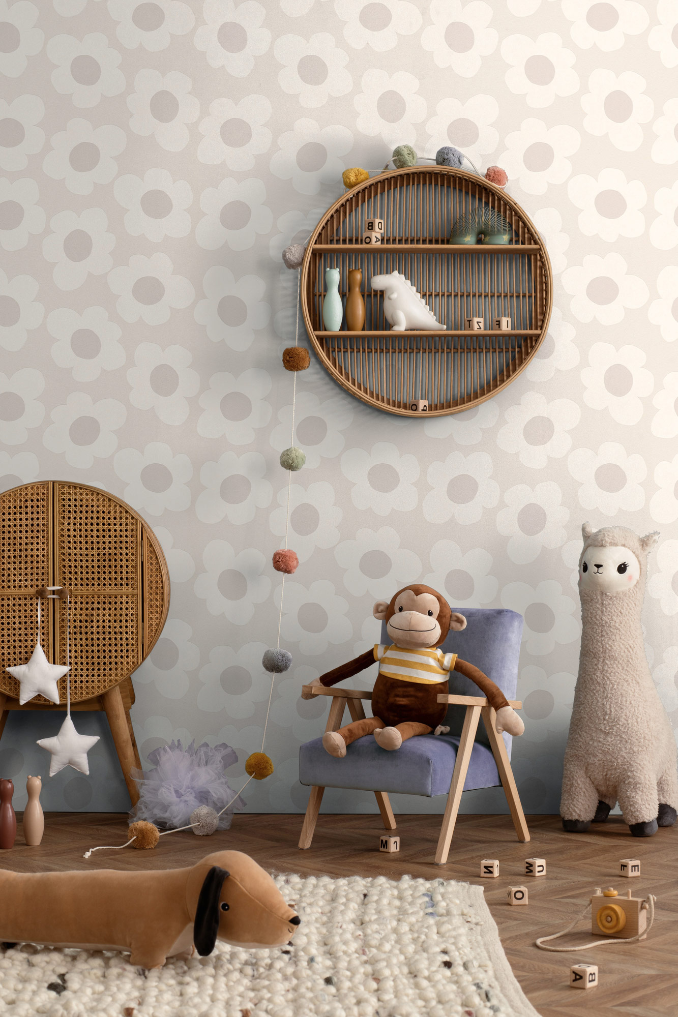 AS Vliestapete Kids Studio Kinderzimmertapete Creme 792132