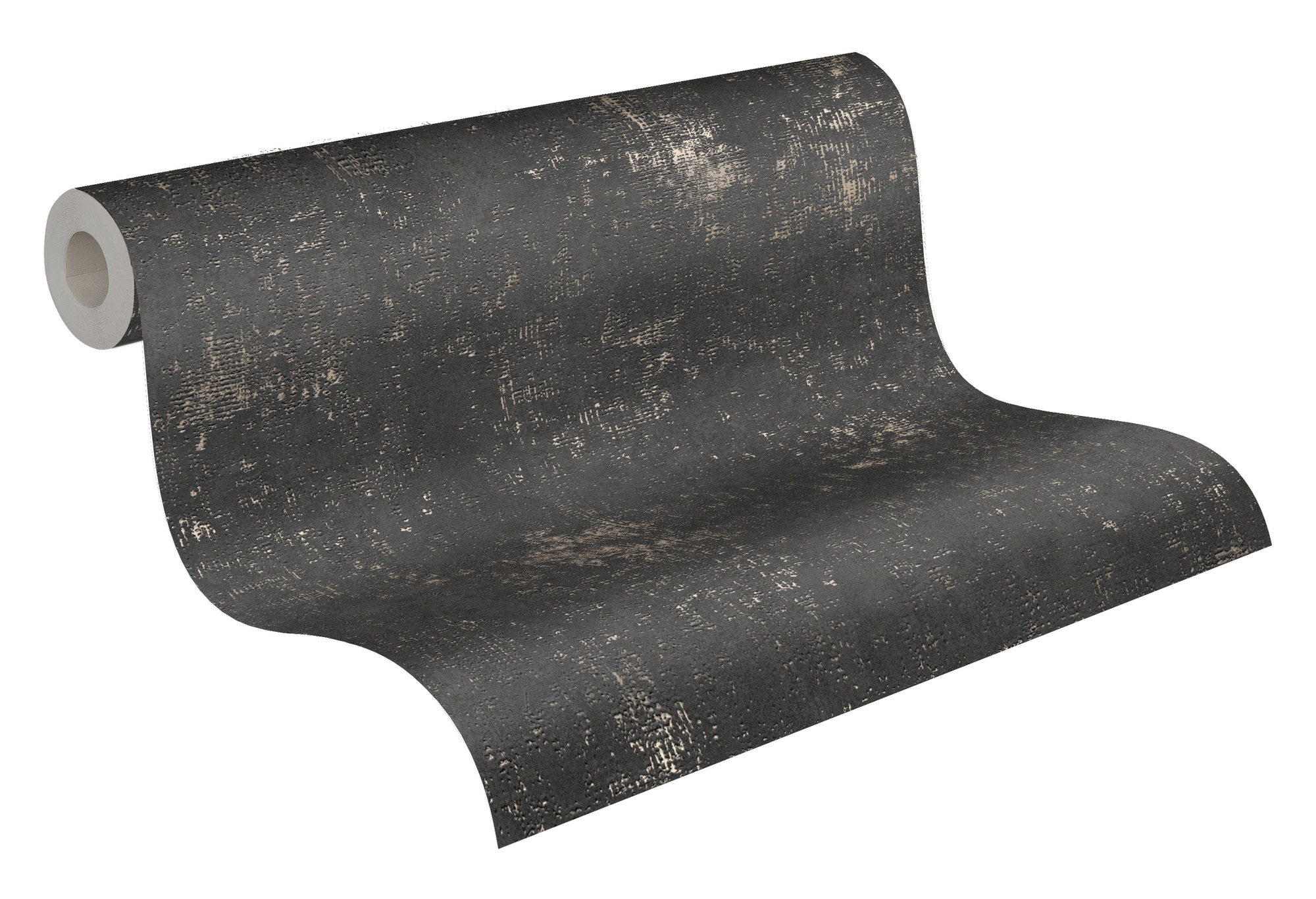 AS Vliestapete The BOS schwarz Strukturtapete 388325