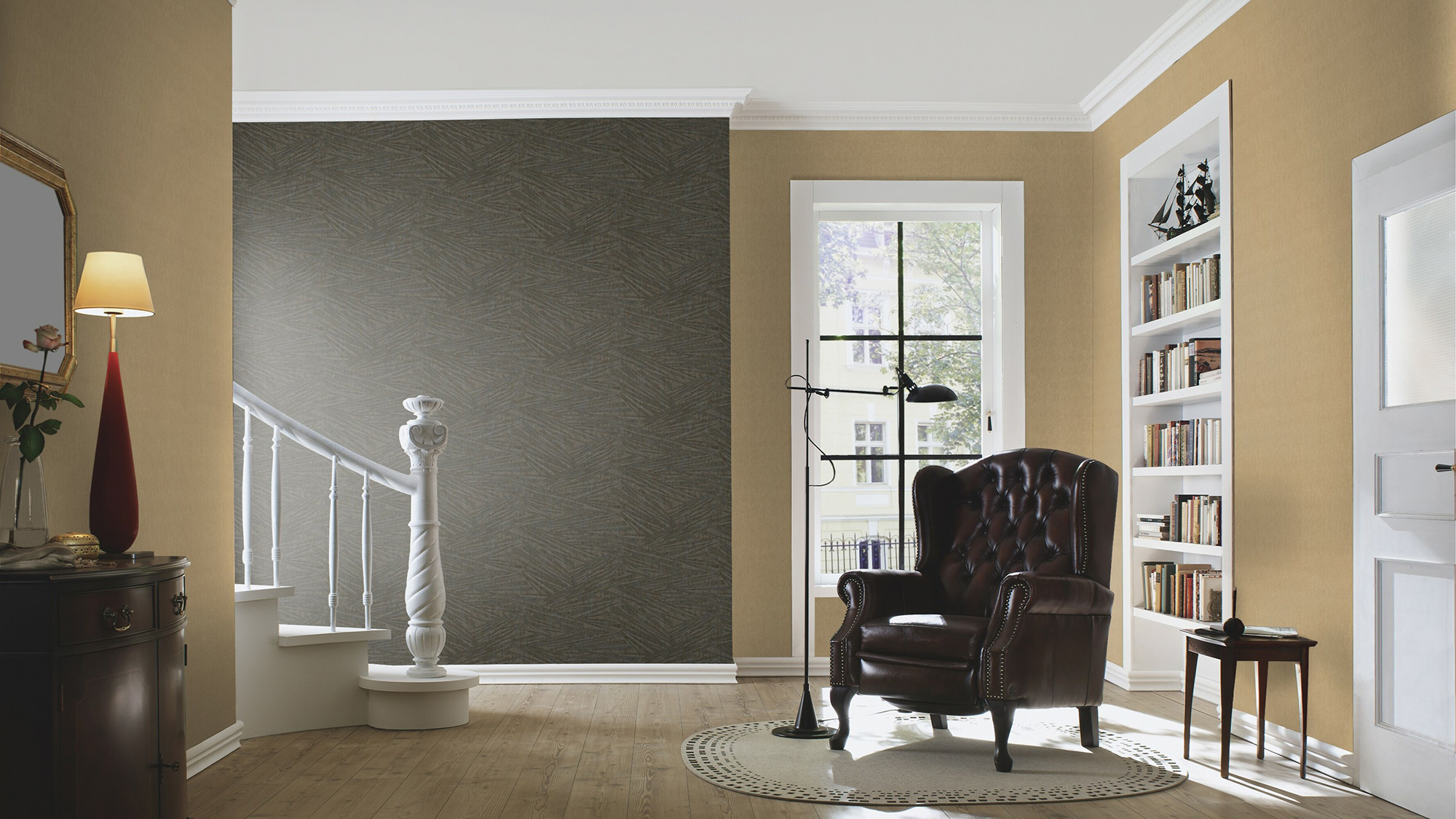 Rasch Vliestapete Sky Lounge Glanz metallic 608366