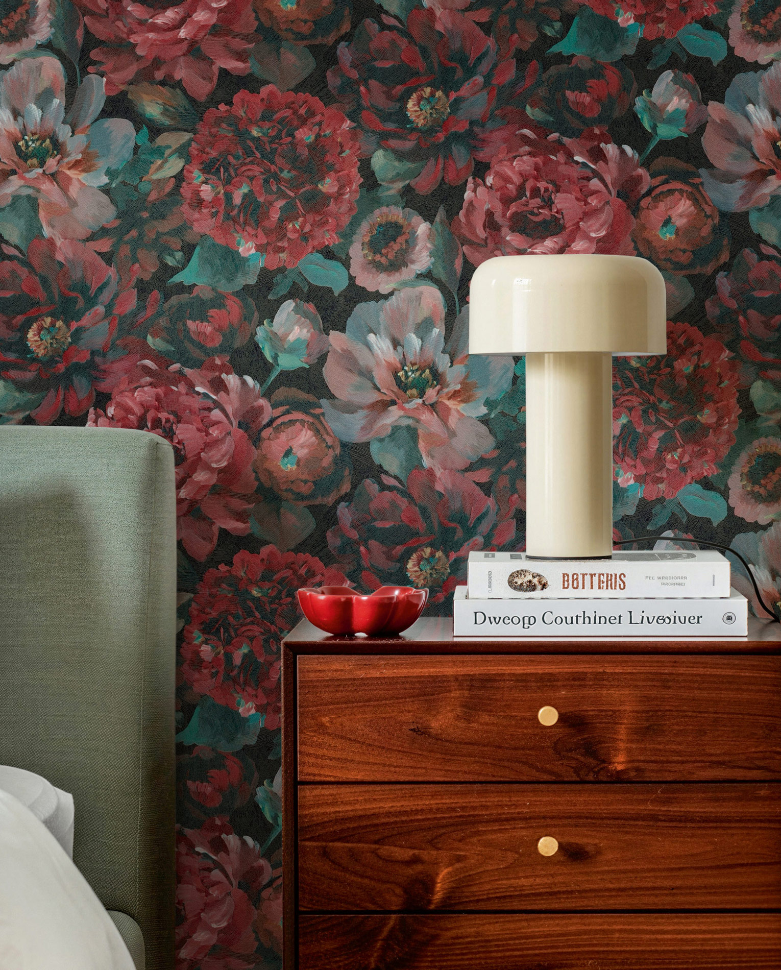 AS Vliestapete Trend Spectrum Blumentapete Schwarz 792312