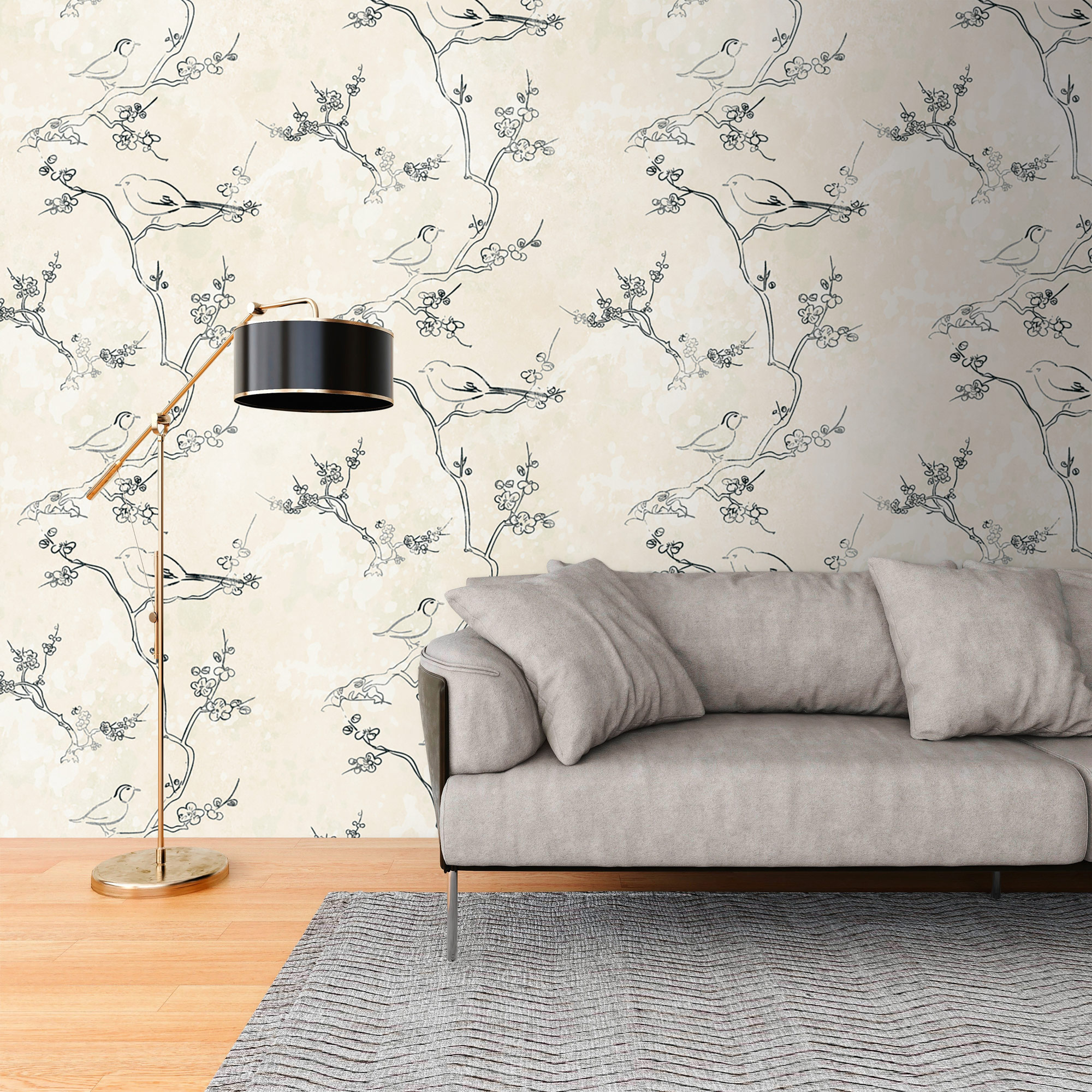 Livingwalls Vliestapete The Wall 3 Vogeltapete 398841
