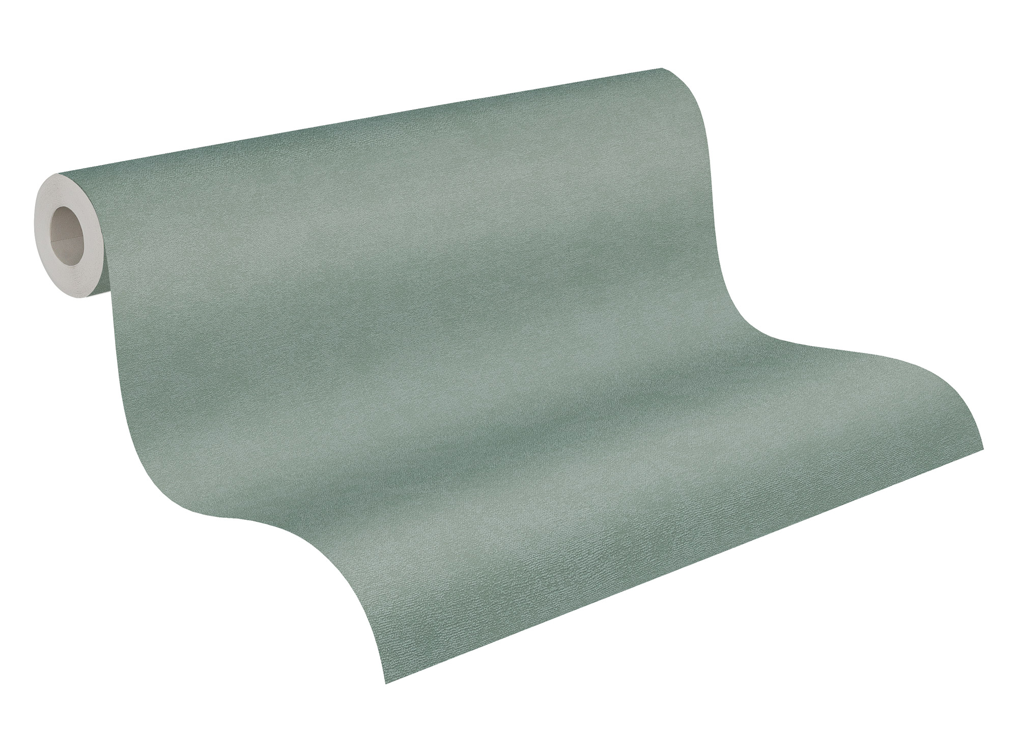 AS Vliestapete French Affair Einfarbig Grün 399387