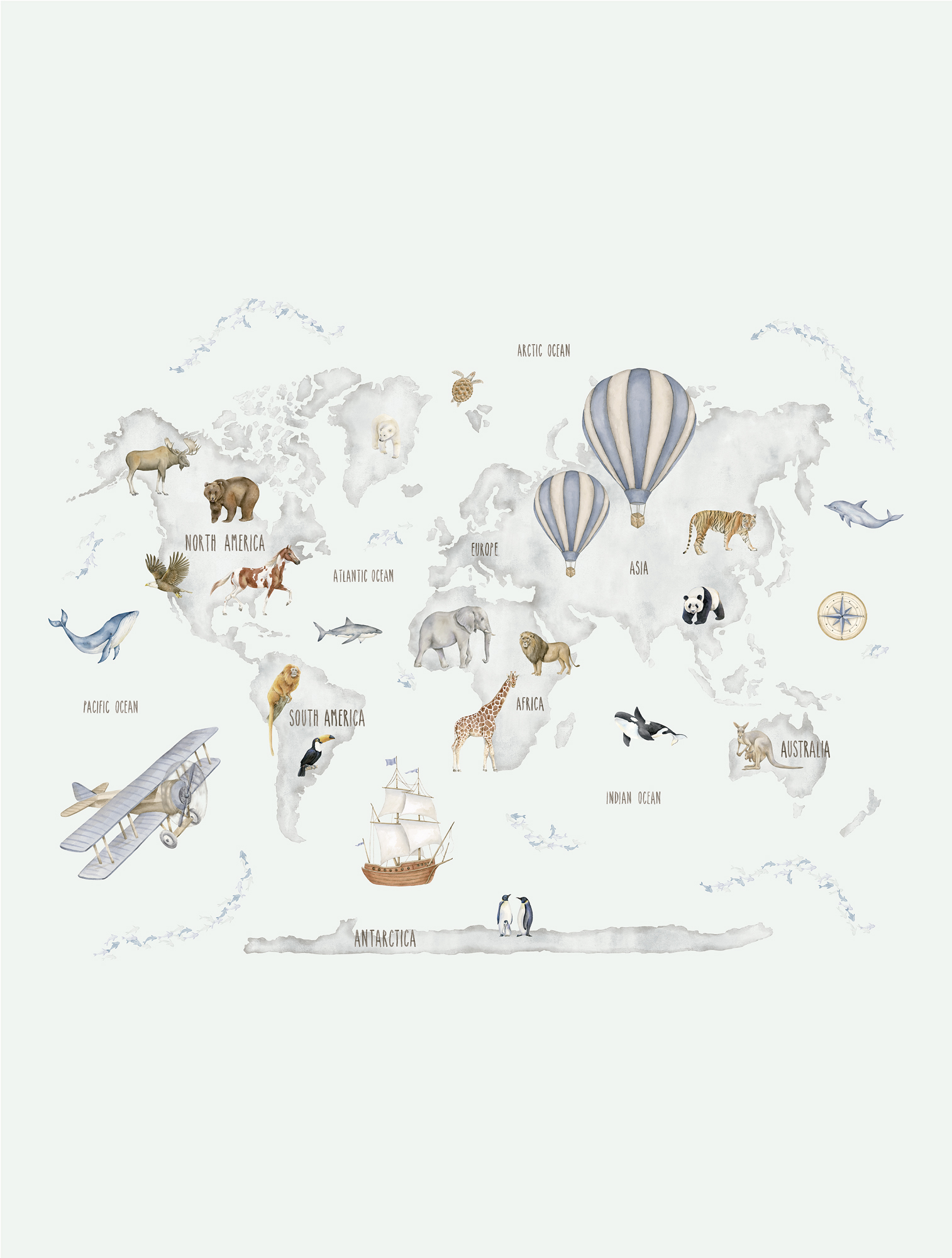 Decoprint Fototapete Cute Walls Abenteuer CW61181