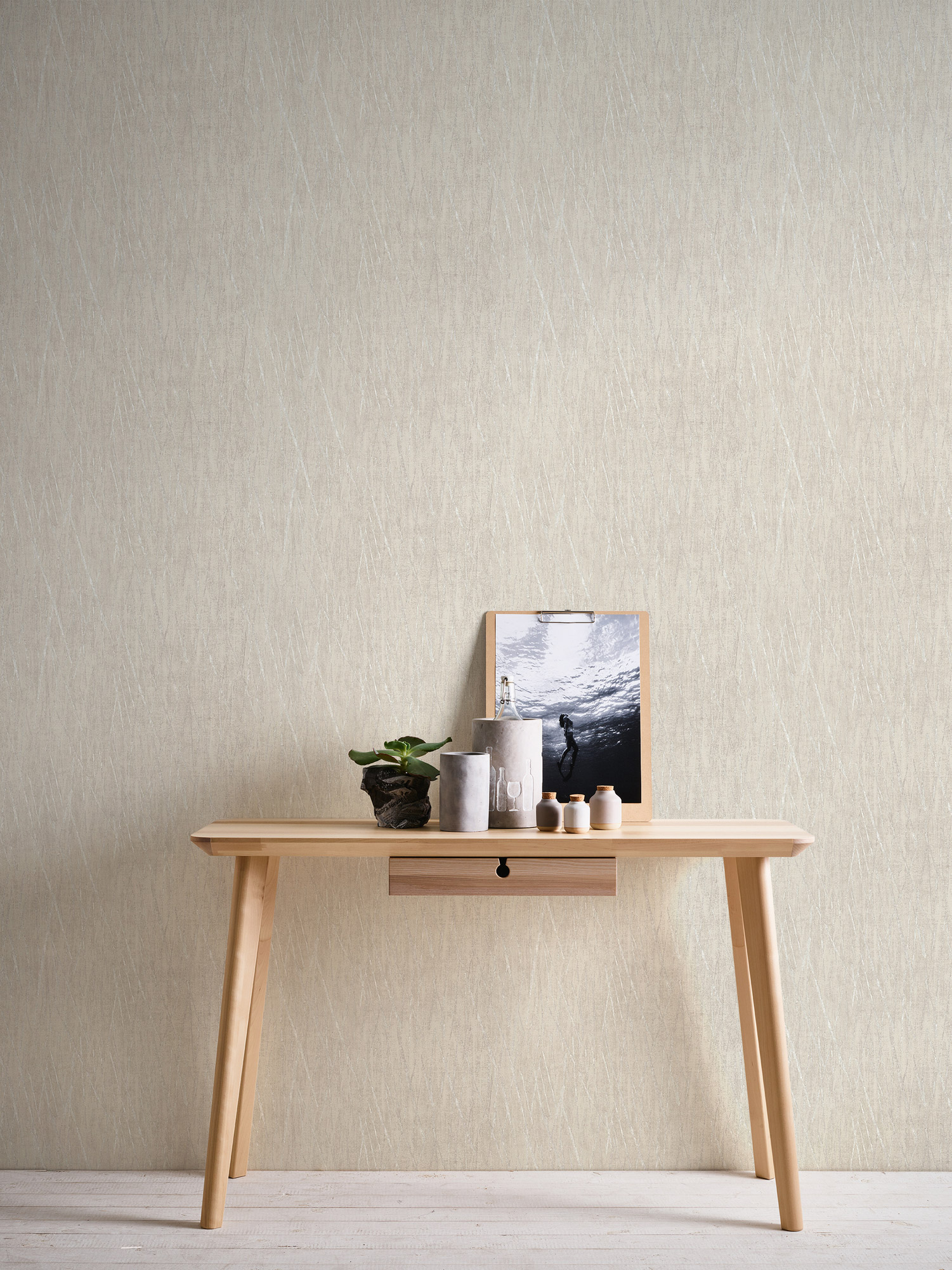 AS Vliestapete #Hygge Strukturtapete Grau 385984
