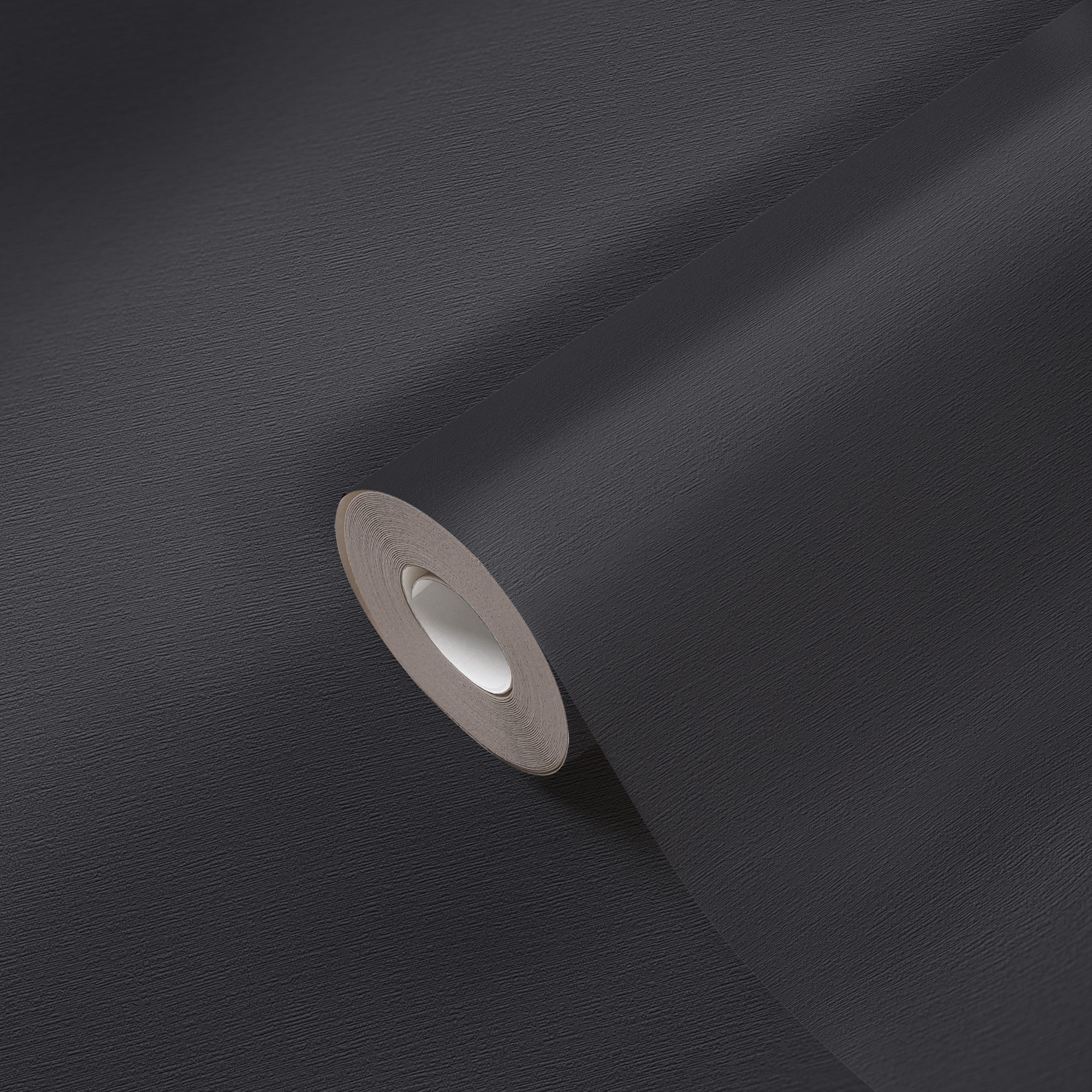 AS Vliestapete French Affair Einfarbig Schwarz 395726