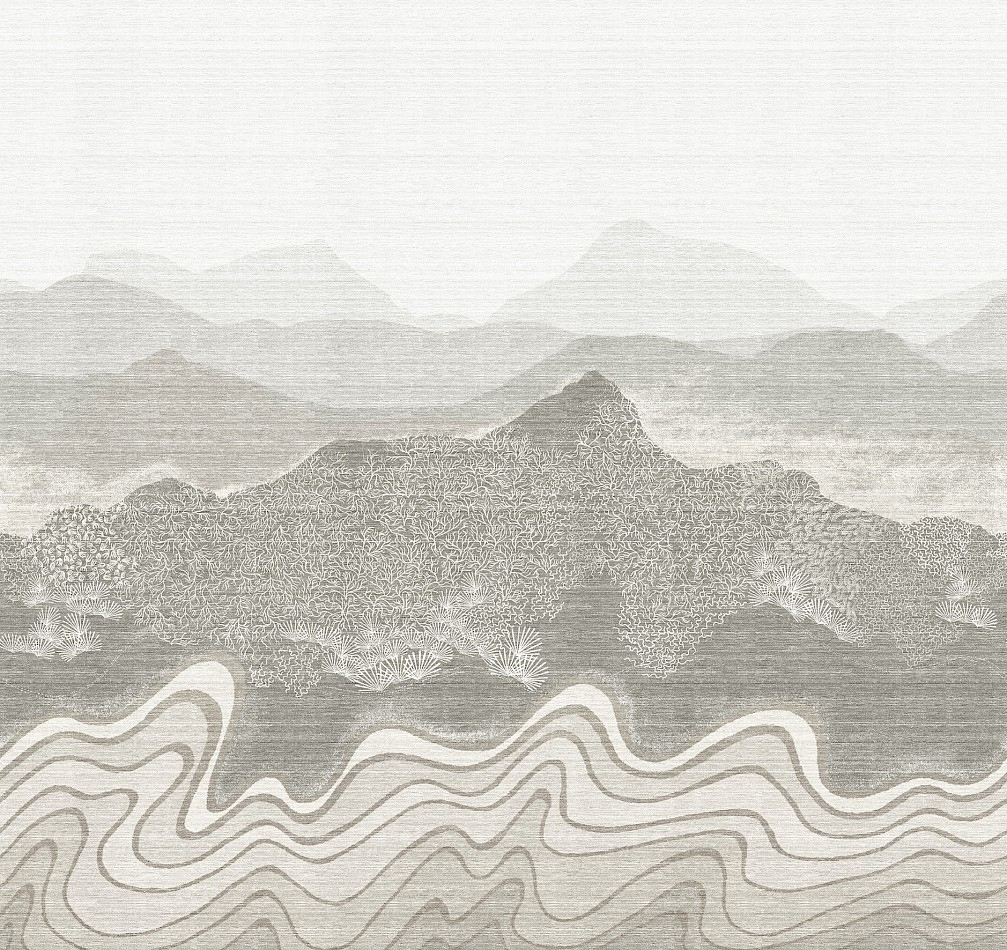 Masureel Fototapete Panel Amazone Nebula Silver DGZON2011260