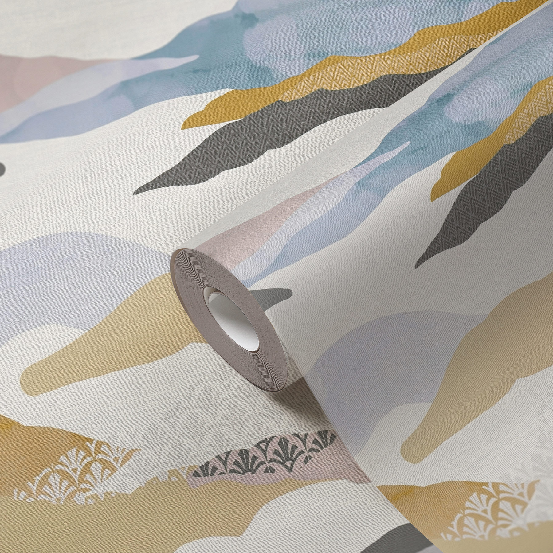 AS Vliestapete PintWalls II Wellen Blau 396991