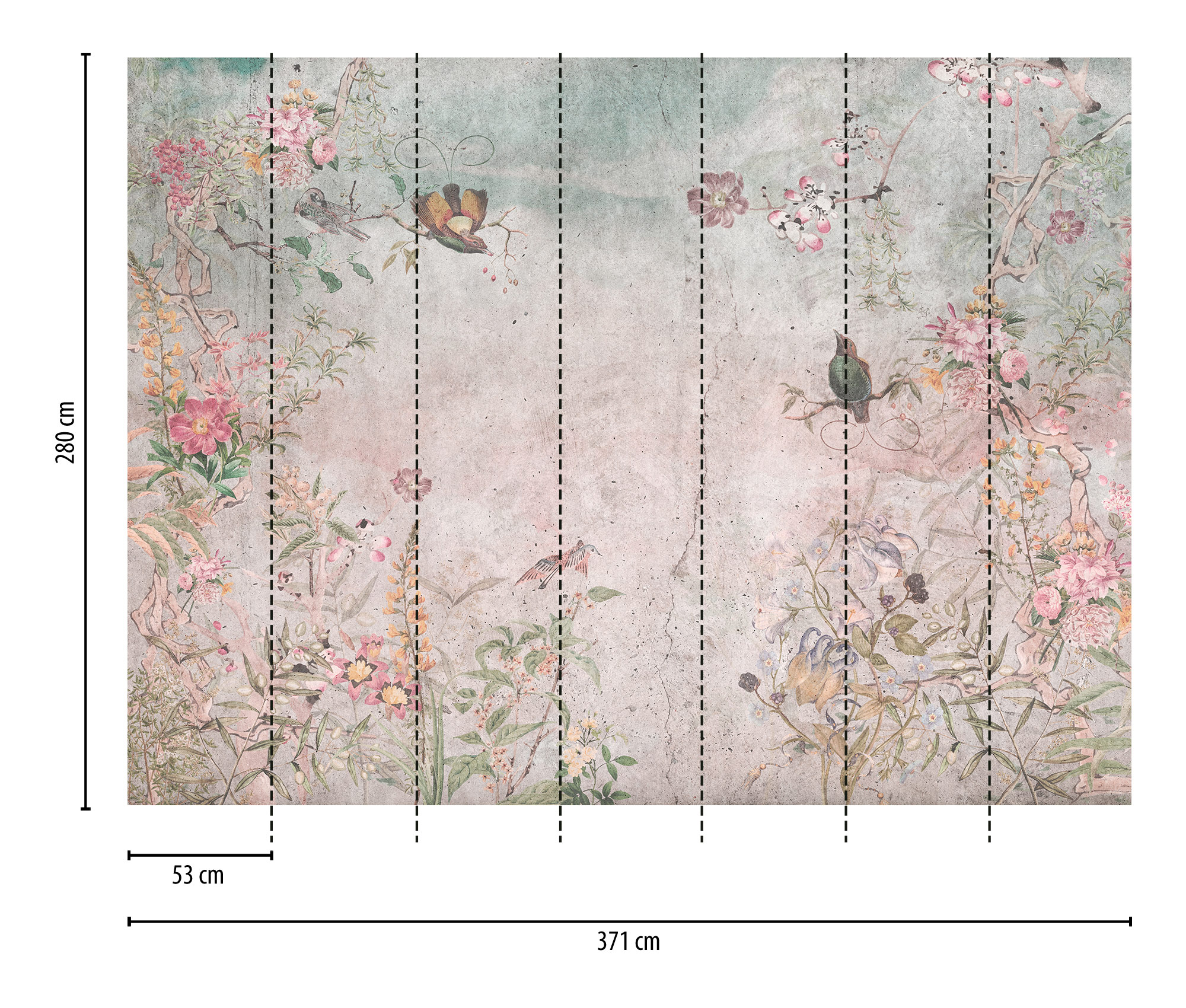Livingwalls Vliestapete The Wall 3 Floral 399201