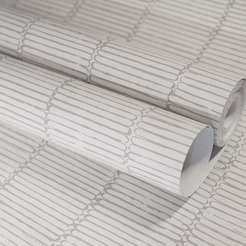 Hohenberger Vliestapete Chalk Beams in Order Taupe 65498