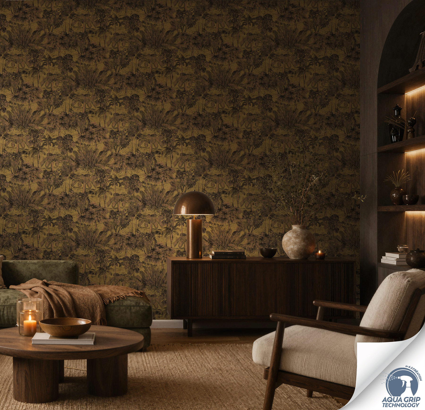 AS Vliestapete Cosiness Designdrop 2 Dschungel 793174