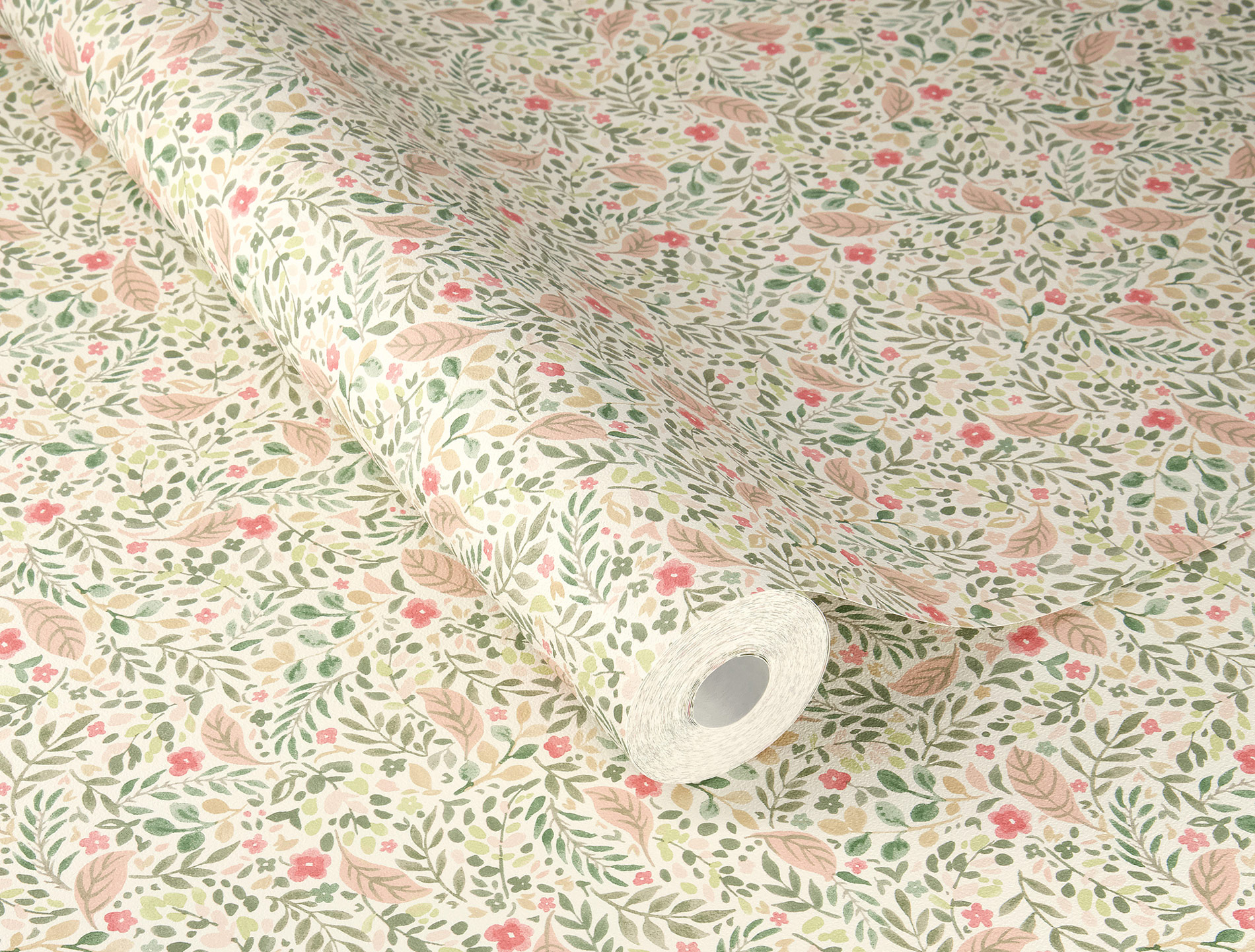 Rasch Vliestapete Beltesto Grün-wiesengrün Floral 795011