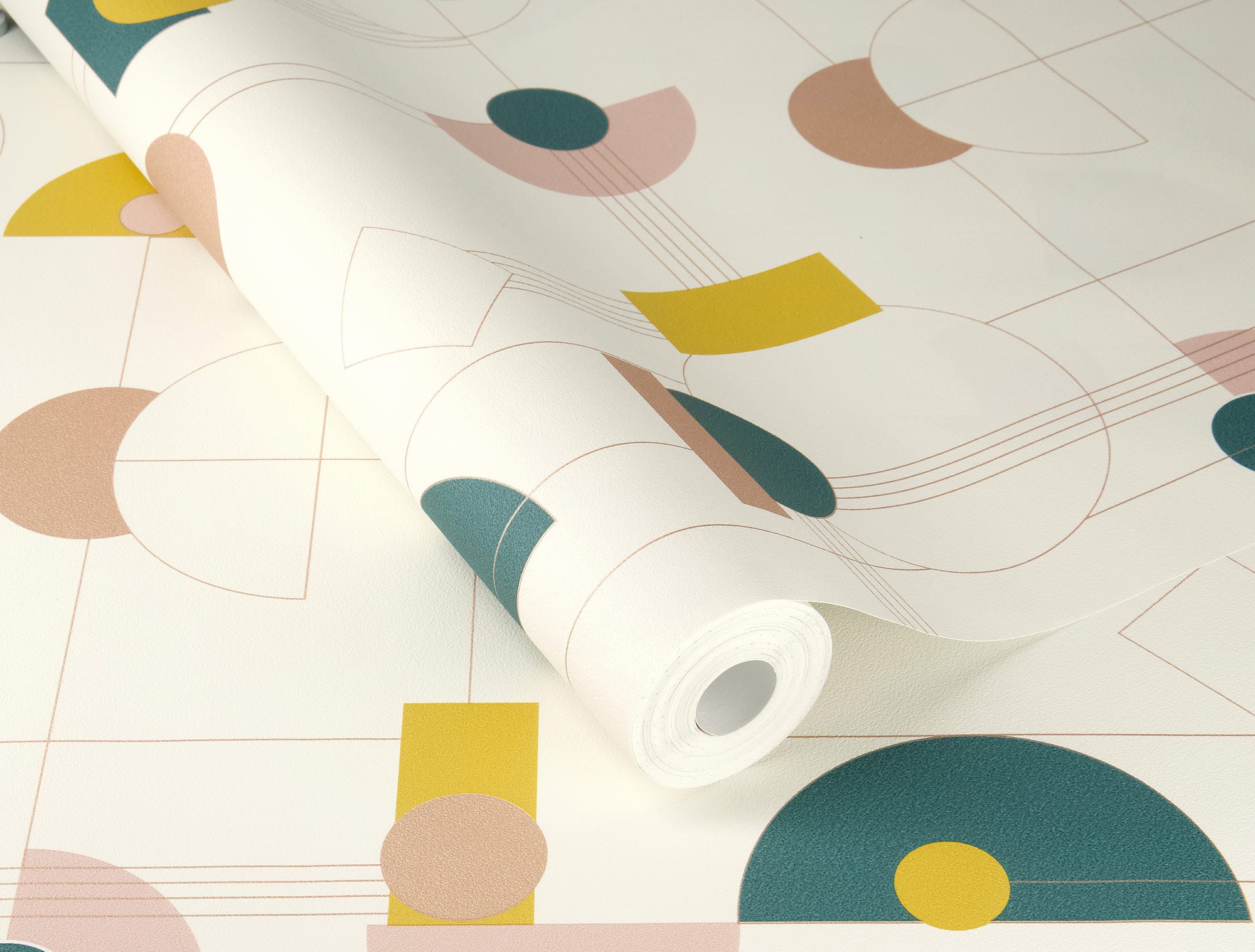 Rasch Vliestapete Beltesto Gelb Grafisch 795271