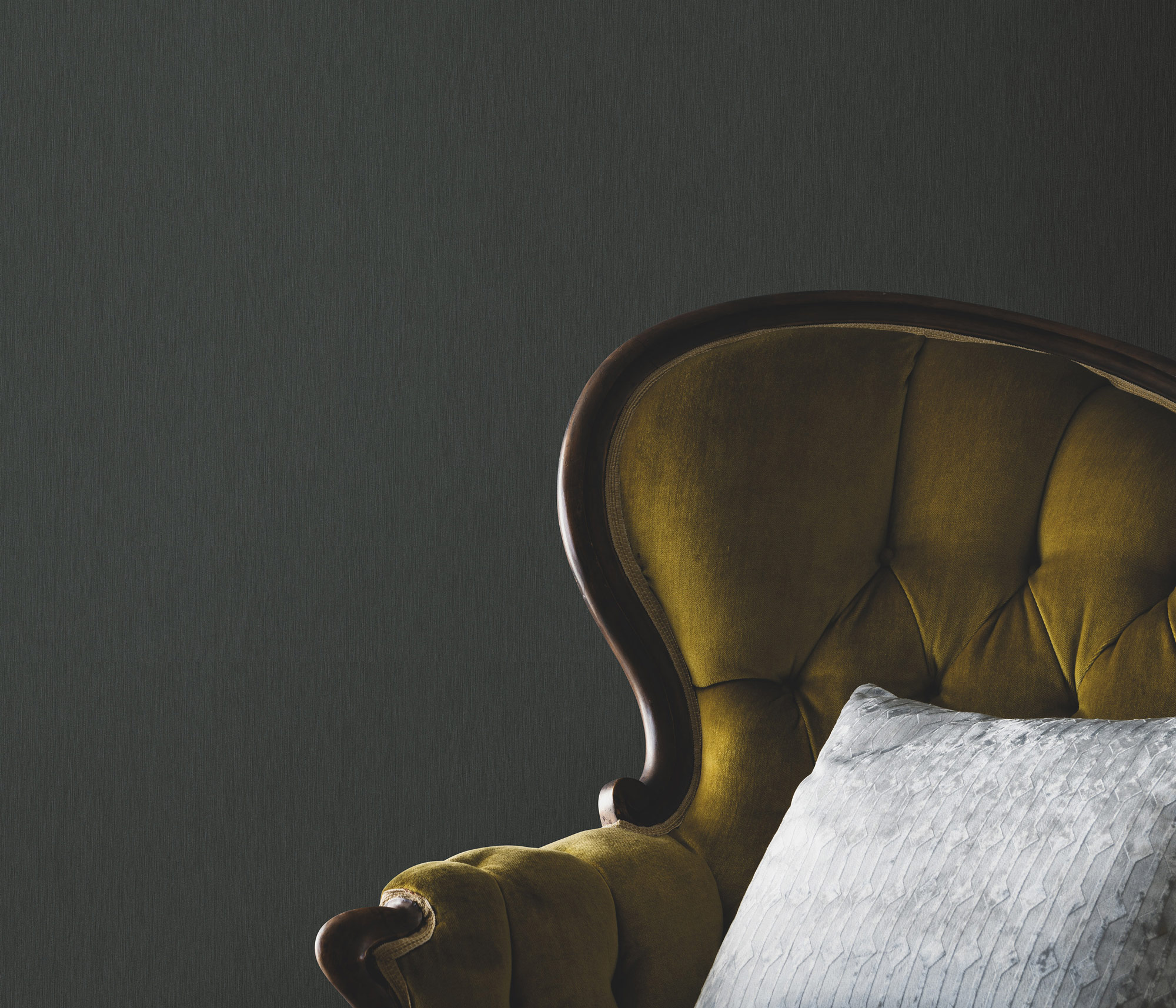 Erismann Vliestapete Versailles Unitapete schwarz 1028115