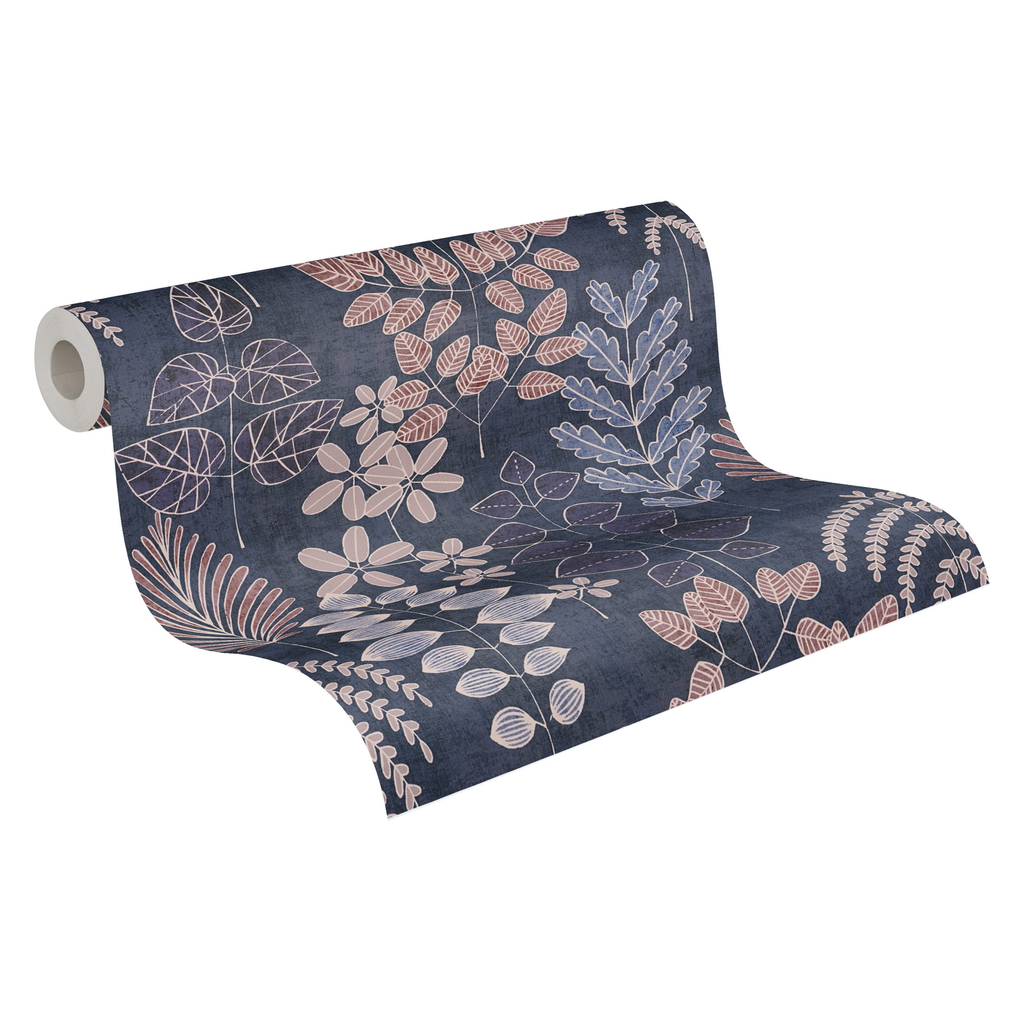 AS Vliestapete Nordic Feeling Blätter Zweige Blau 791494