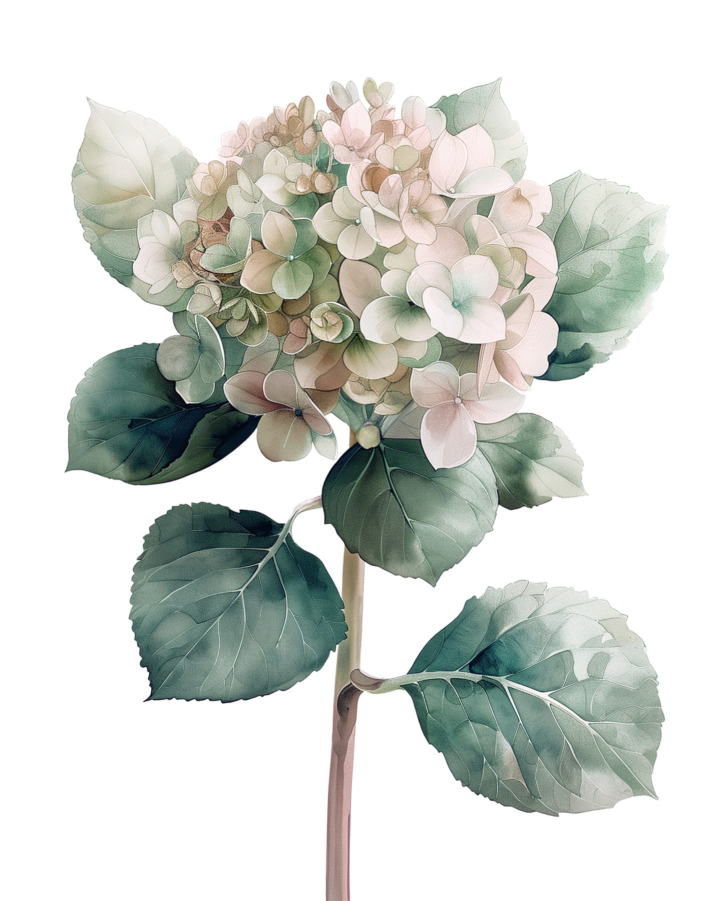 AS Leinwandbild Hortensie Rose DD132921