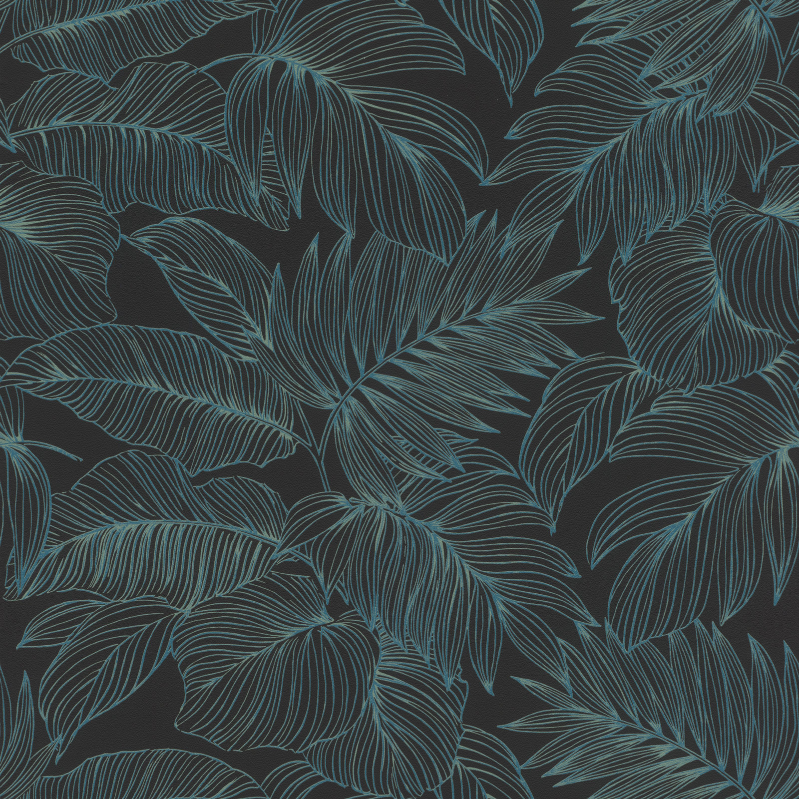 Rasch Vliestapete Symphony Schwarz-Blauschwarz 865158