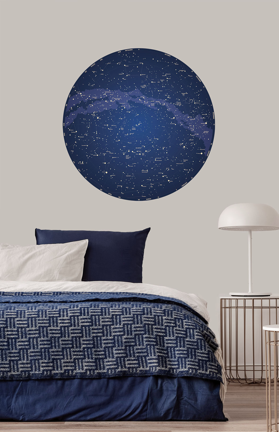 Thomas Fototapete Platin Formen  Universum blaue Nacht