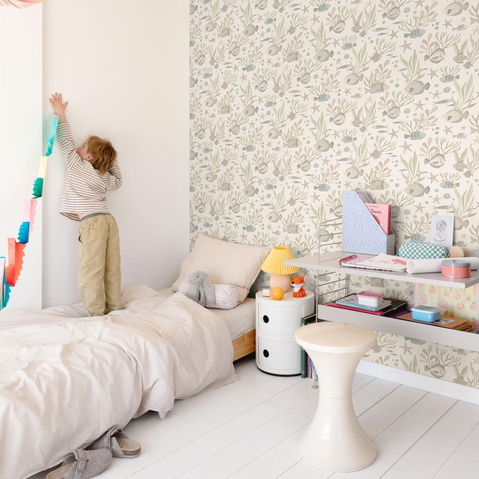 Grandeco Vliestapete Little Dreamers beige LD3301