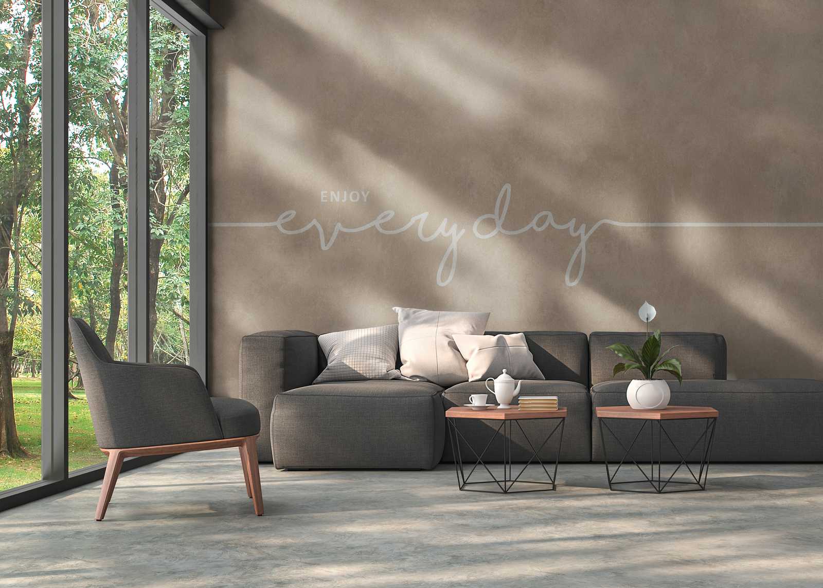 Livingwalls Vliestapete The Wall Modern Schrift 382851