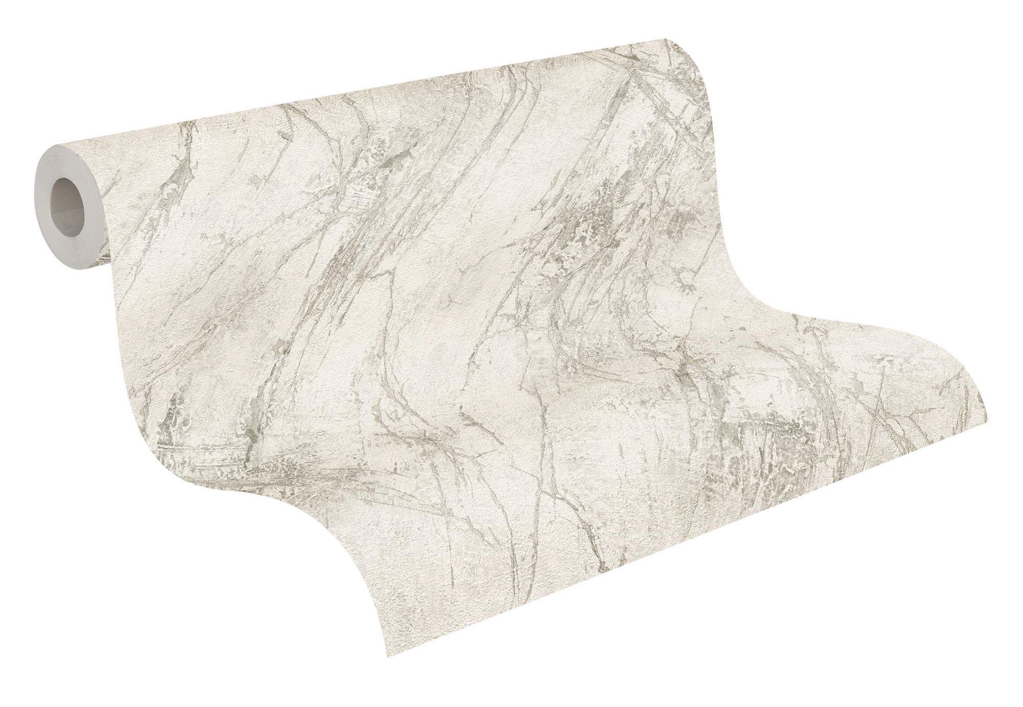 AS Vliestapete The BOS hellgrau Marmortapete 388172