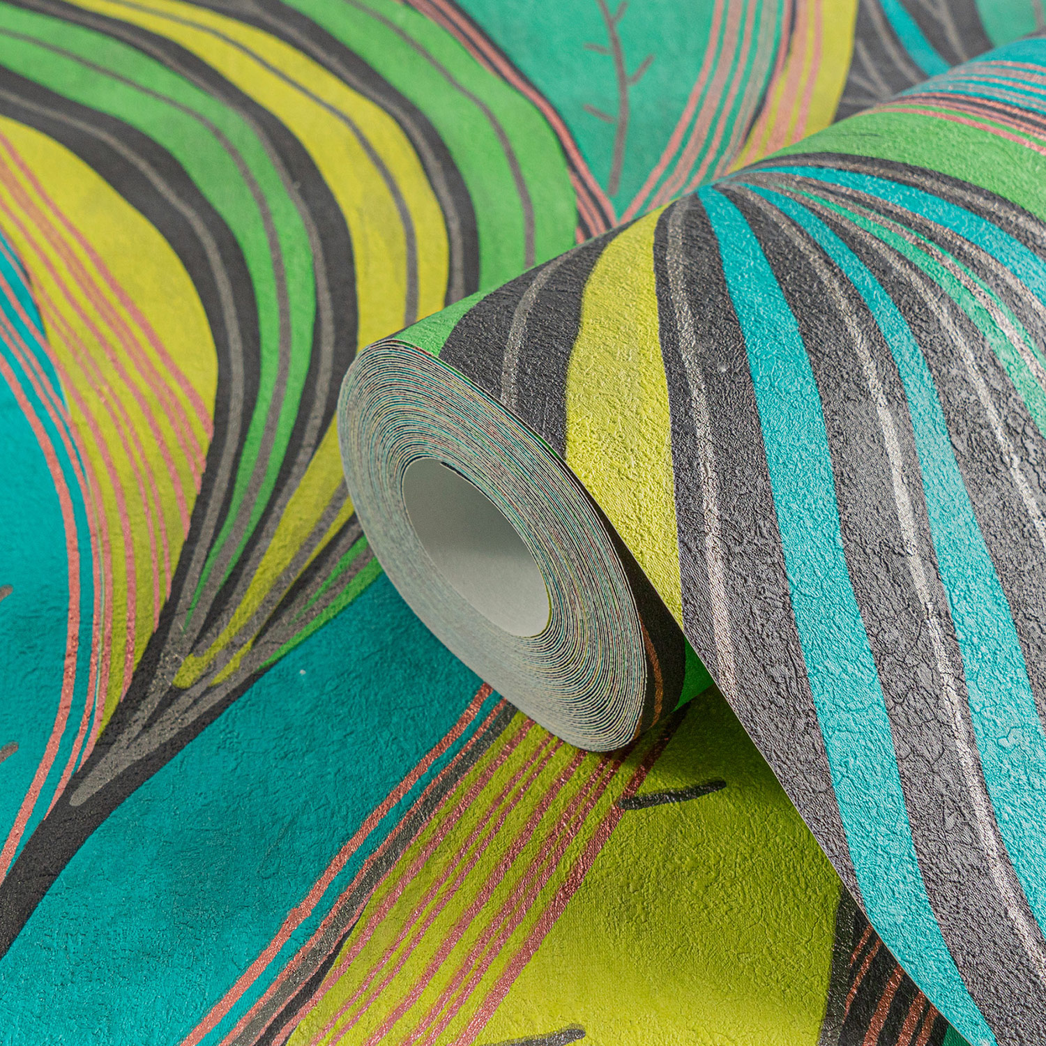 AS Vliestapete MS Hot Spots Floral Grün 786551