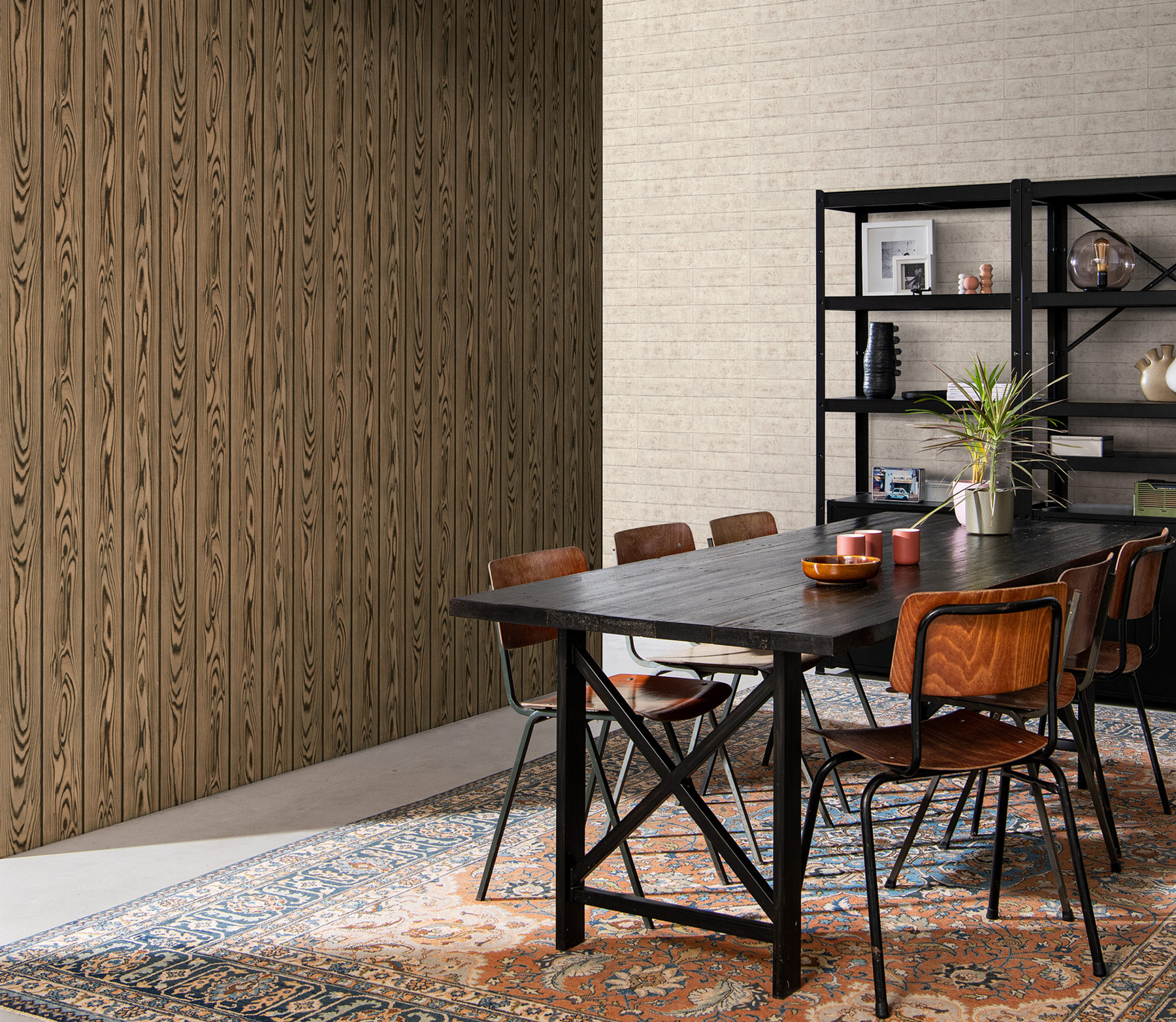 Rasch Vliestapete Factory V Holz Holzmaserung 499520