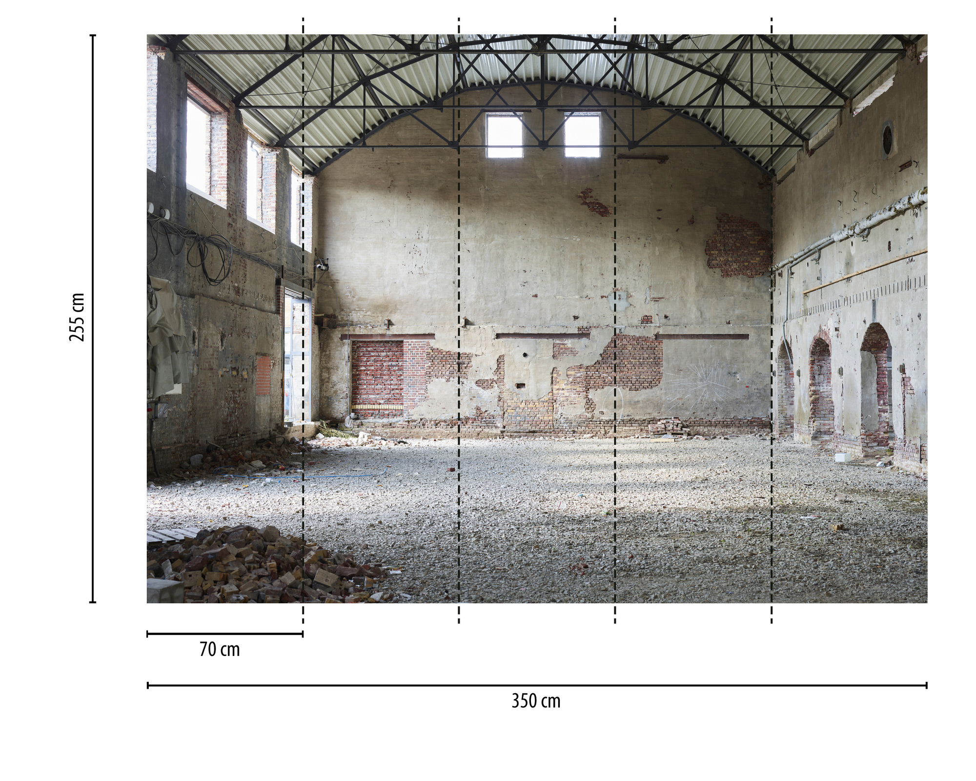 AS Fototapete Designwalls 2 Betonoptik Architektur DD123554