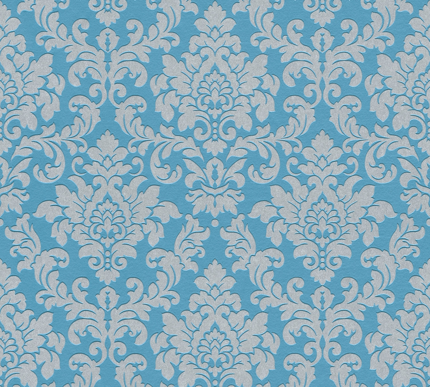 Thomas Vlies-Tapete Barock blau/silber TLT017 - 360894