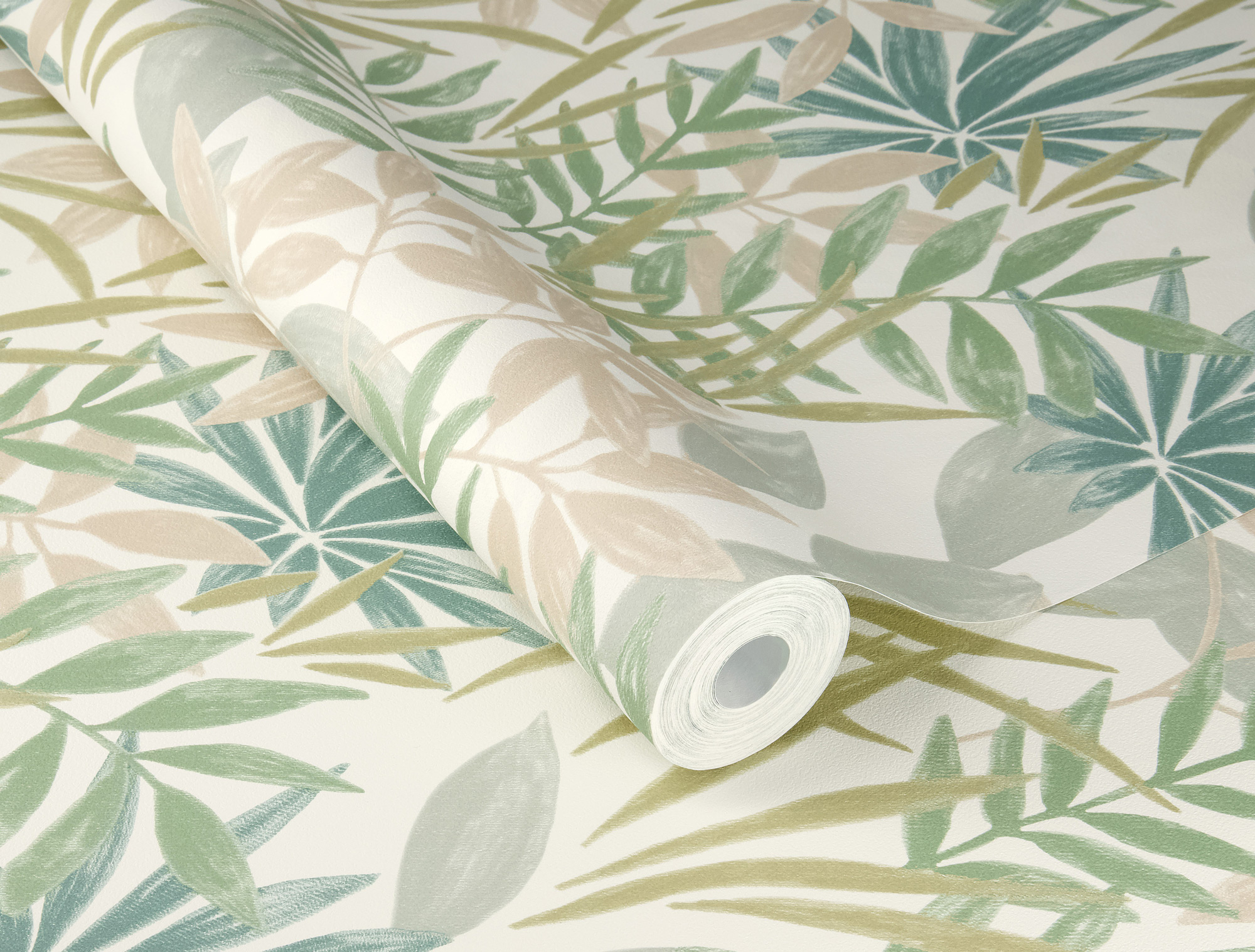 Rasch Vliestapete Allegretto Grün-Moosgrün 791006