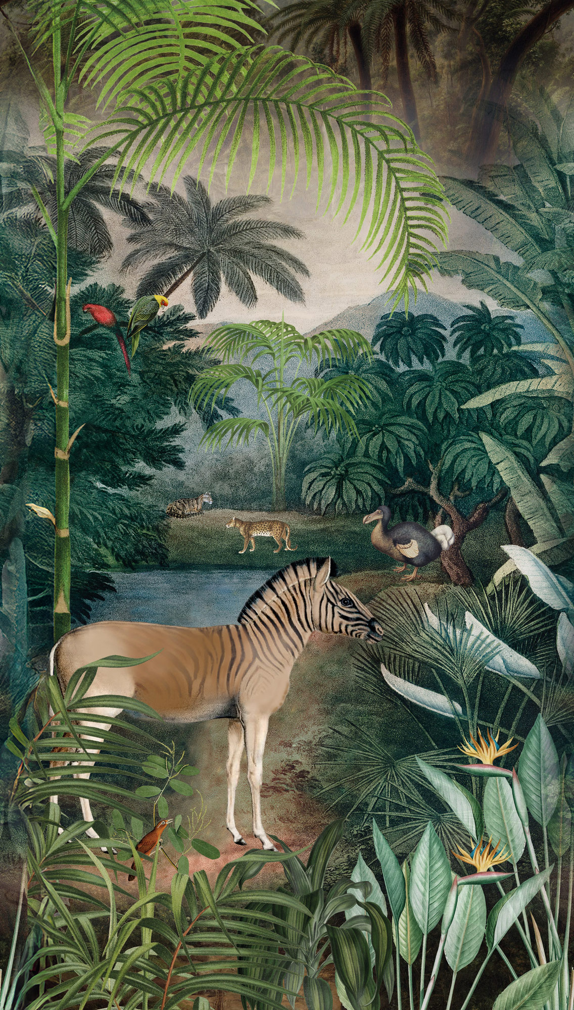 AS Fototapete The Wall 4 Zebra Braun 792481