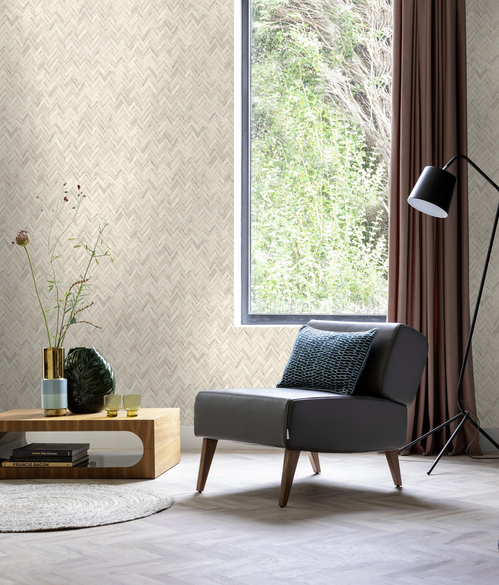 Rasch Vliestapete Beachhouse Creme-Creme Hell 410372