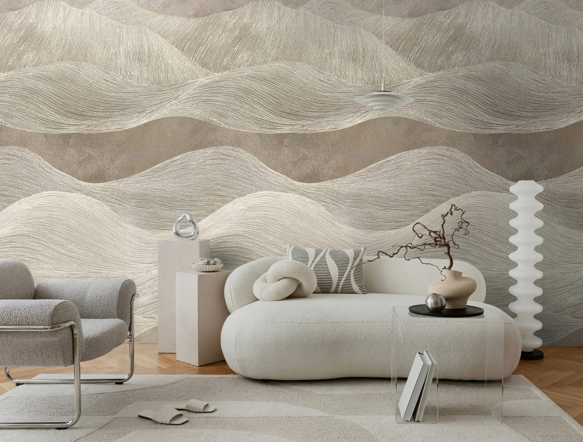 AS Fototapete The Wall 4 Landschaft Braun 792231