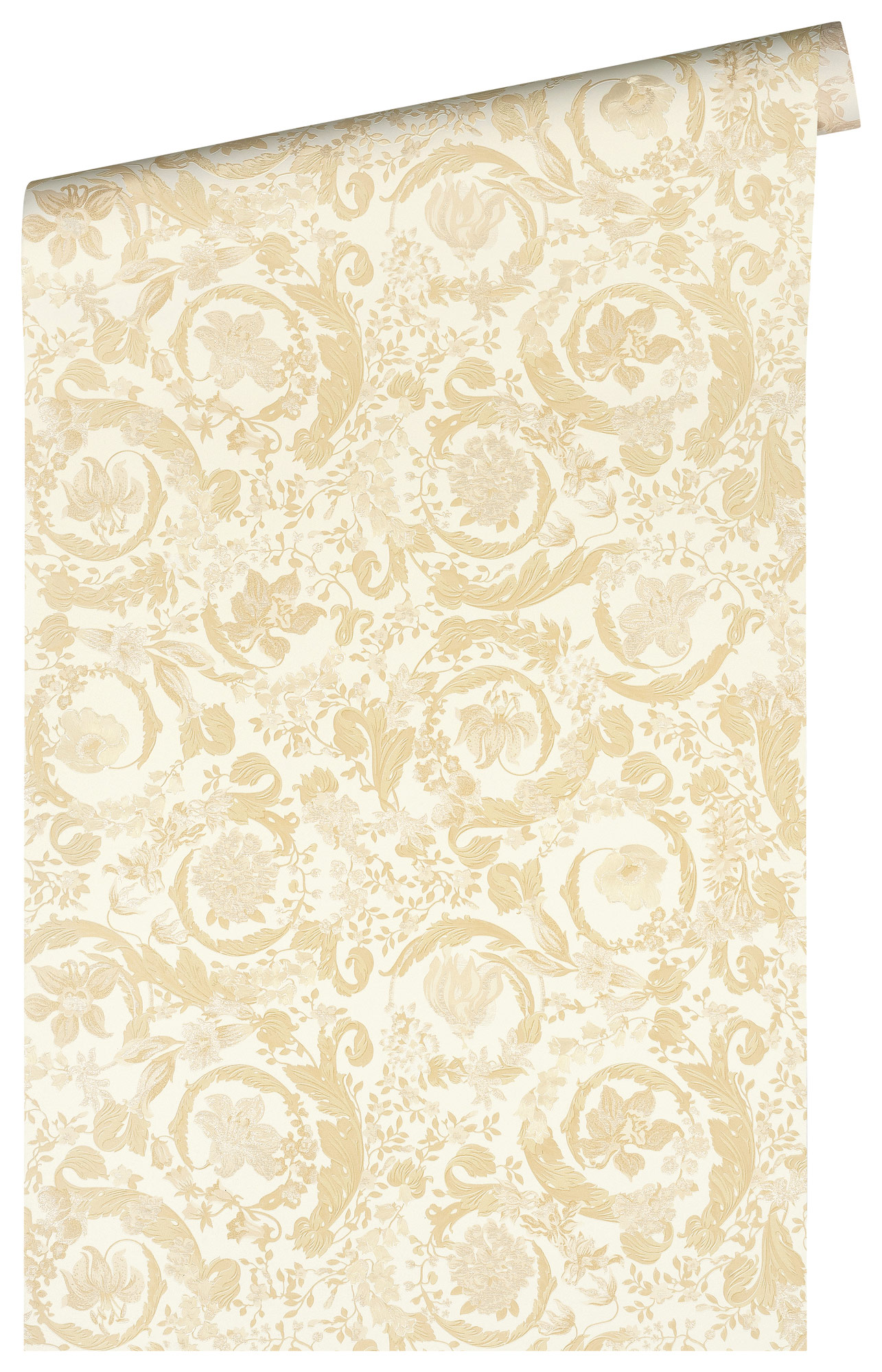 AS Vliestapete Versace 5 Florale Tapete Beige 387063