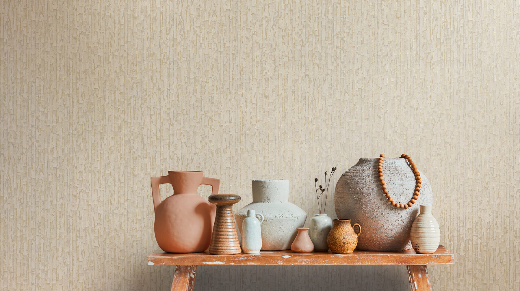 AS Vliestapete MS Hot Spots Modern Creme 786661