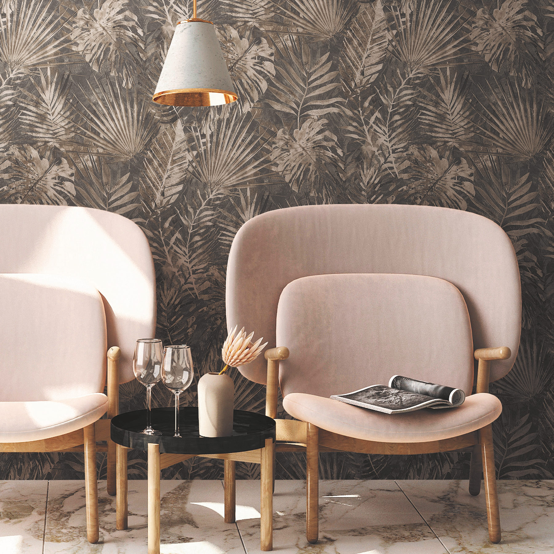 AS Vliestapete Deco Satintapete Dschungeltapete 386383