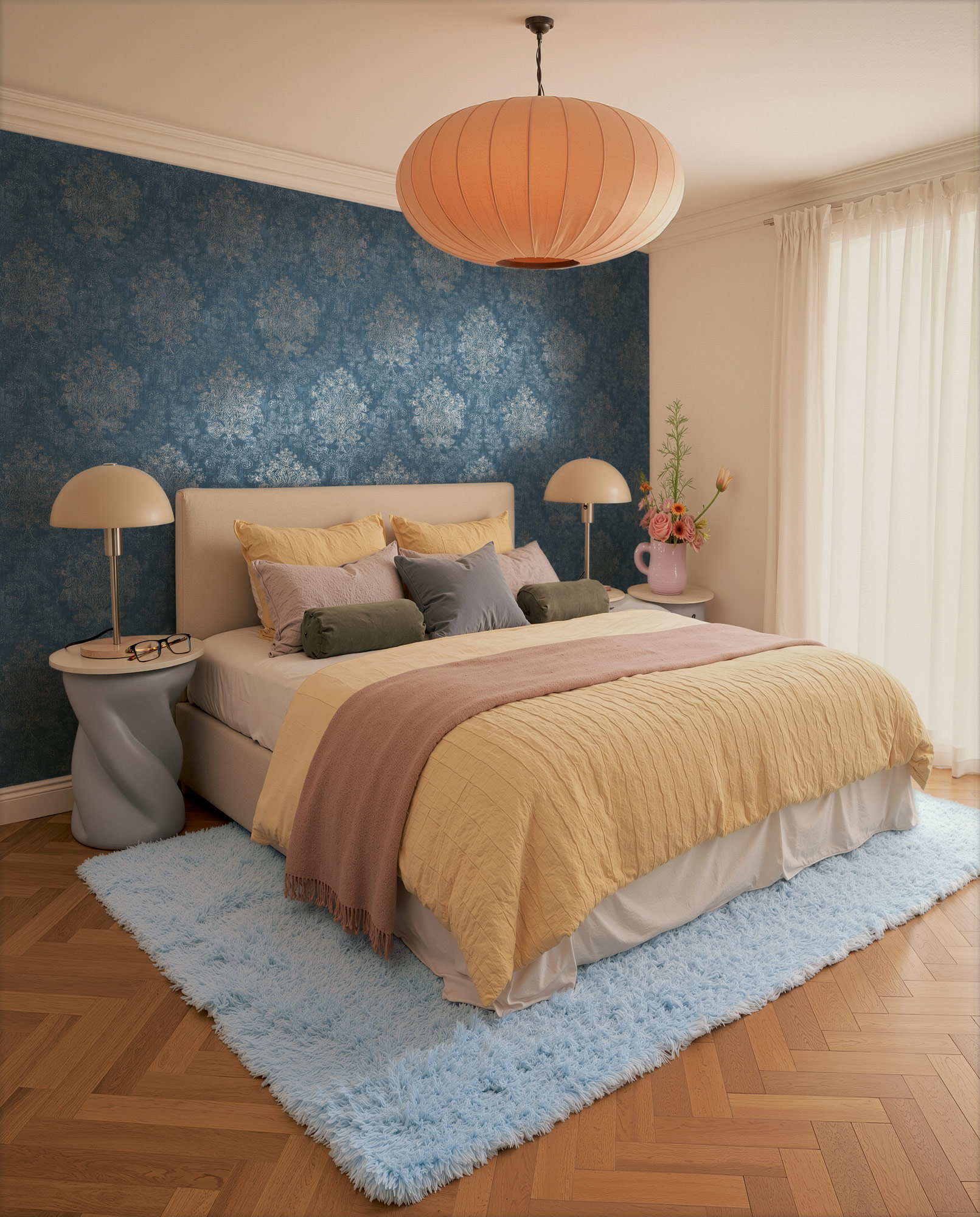 AS Vliestapete Trend Spectrum Barocktapete Blau 792283