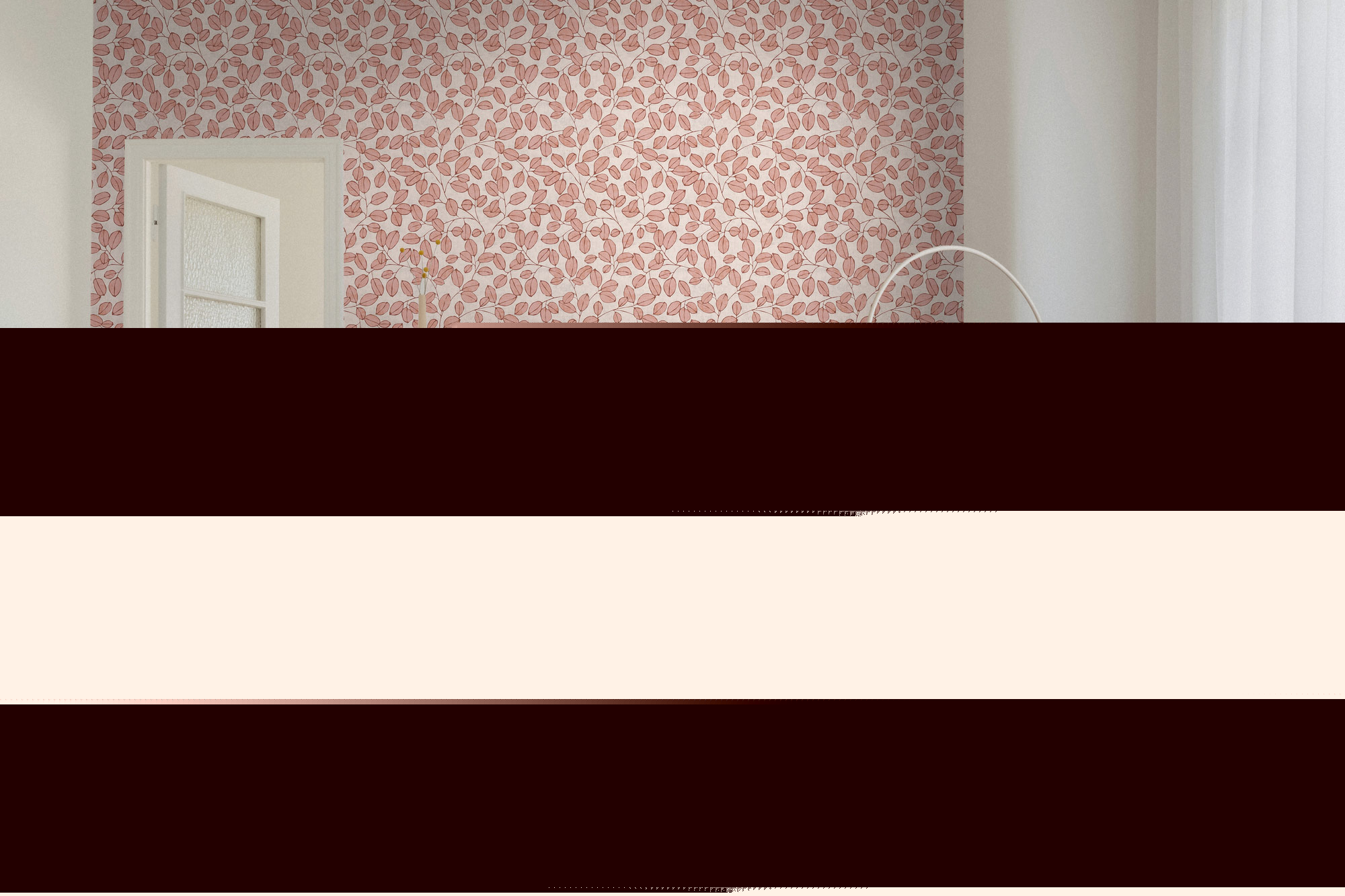 AS Vliestapete Nordic Feeling Blätter Rot 791482