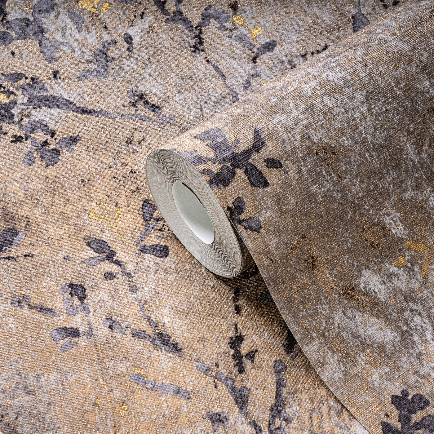 Livingwalls Vliestapete Stories of Life Floral Braun 396501