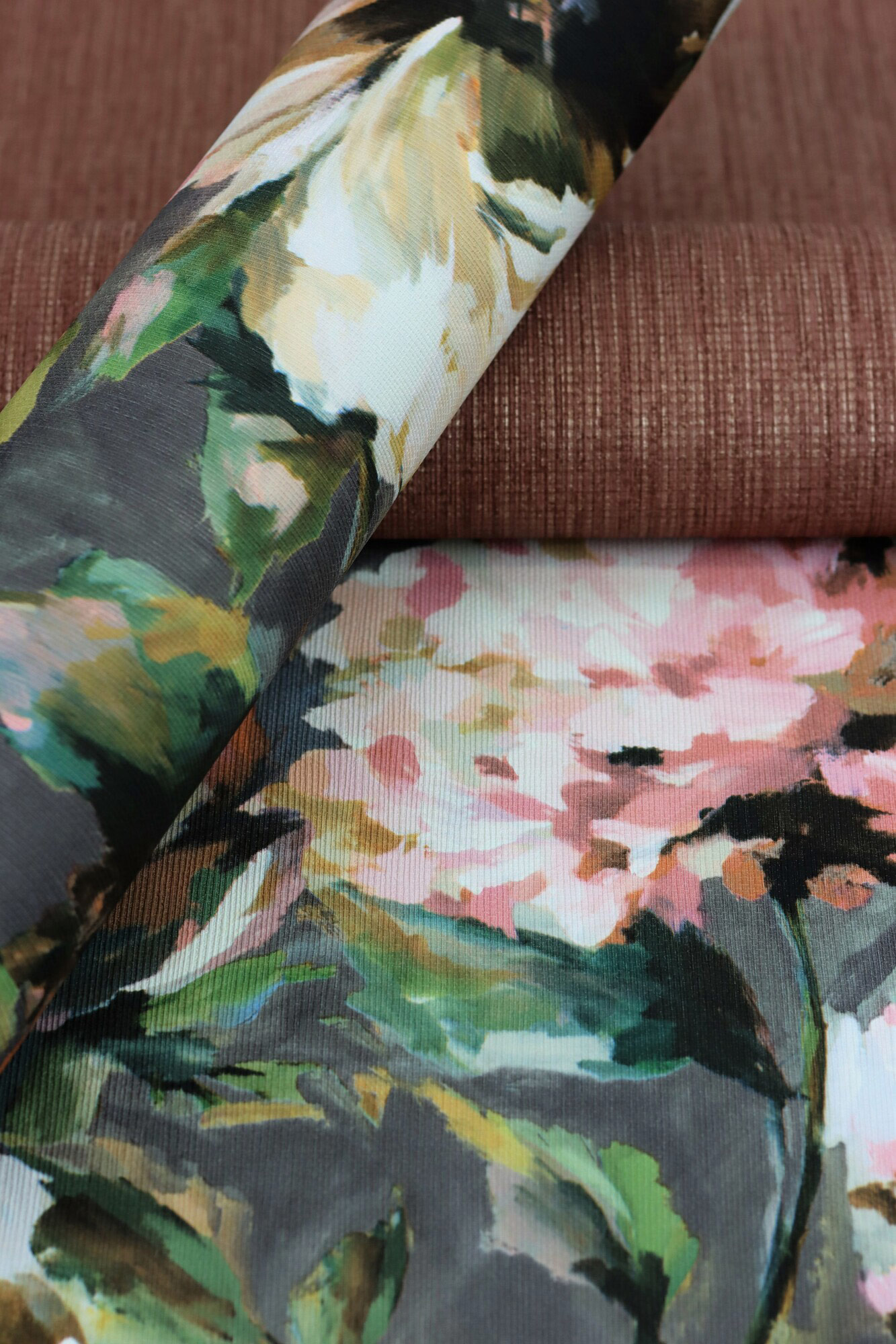 Rasch Vliestapete Florentine 3 Uni Leinen Stoff 484267