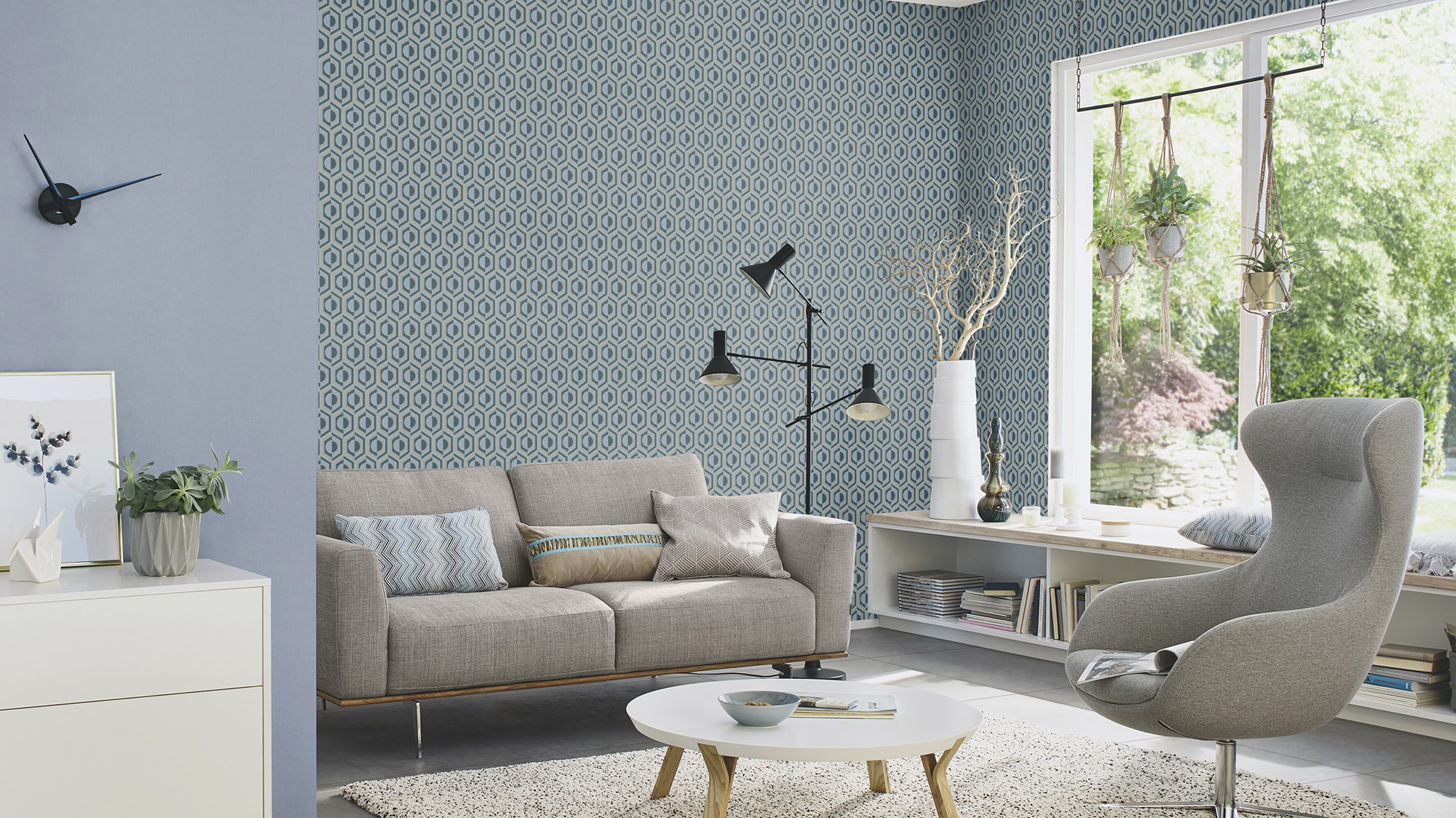 Rasch Vliestapete Sophia Texil Optik 710441