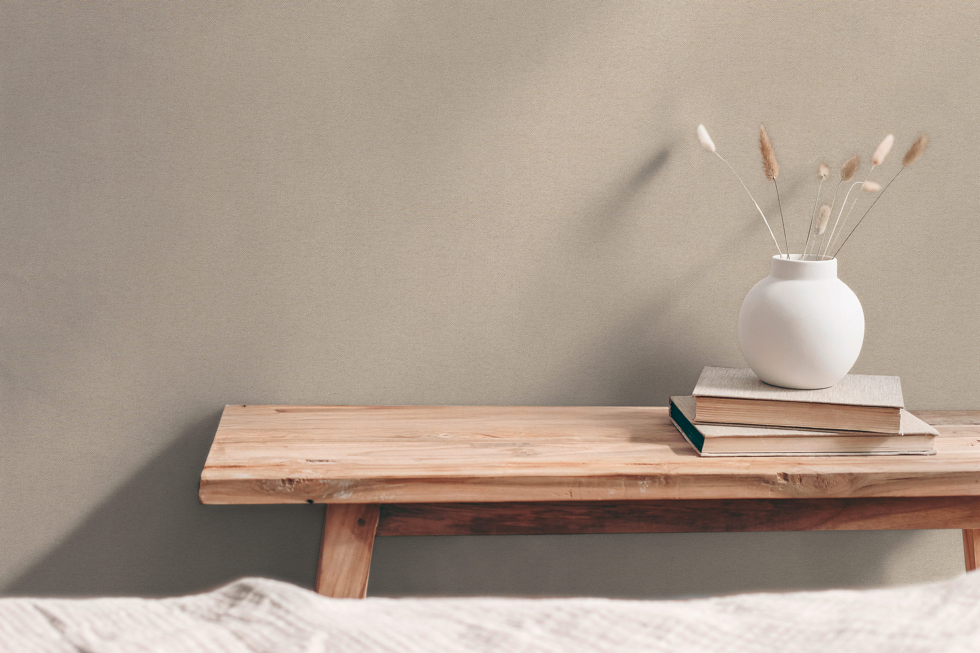 AS Vliestapete Hygge 3 Uni Braun 790989