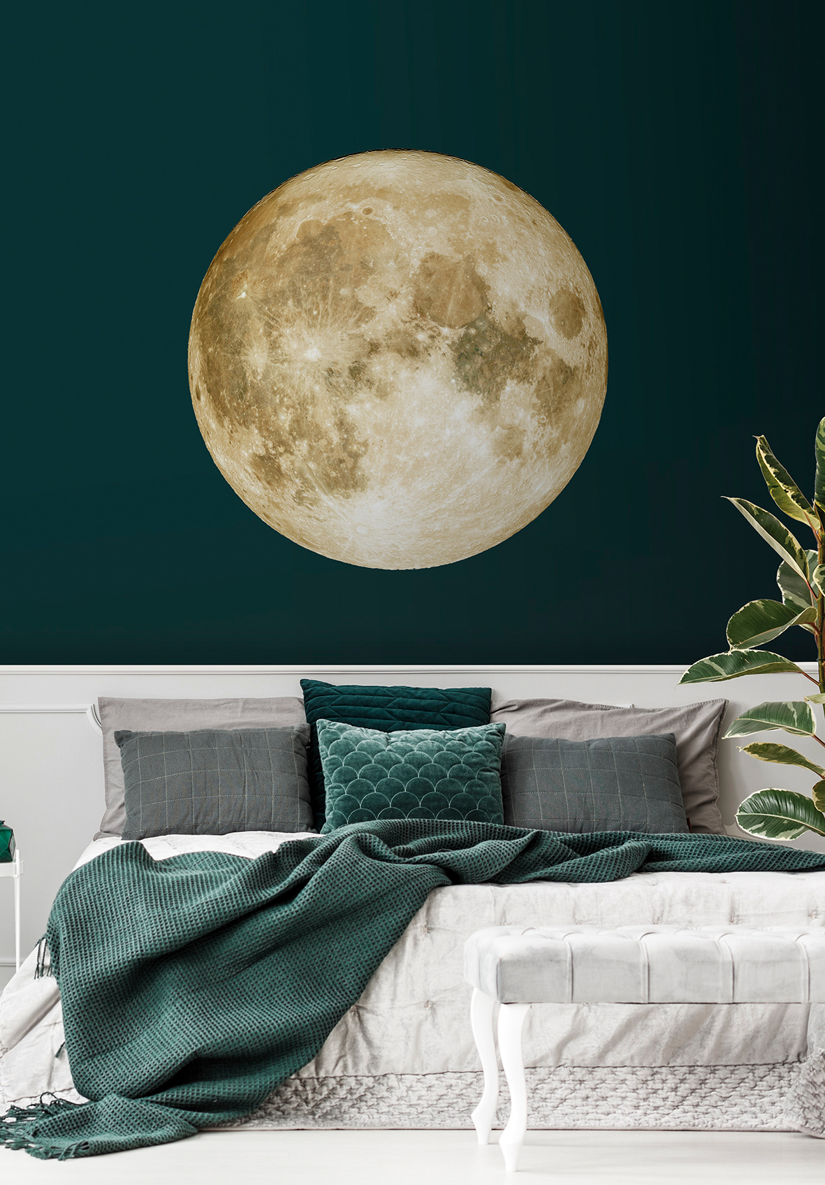 Thomas Fototapete Platin Formen  Mond gold