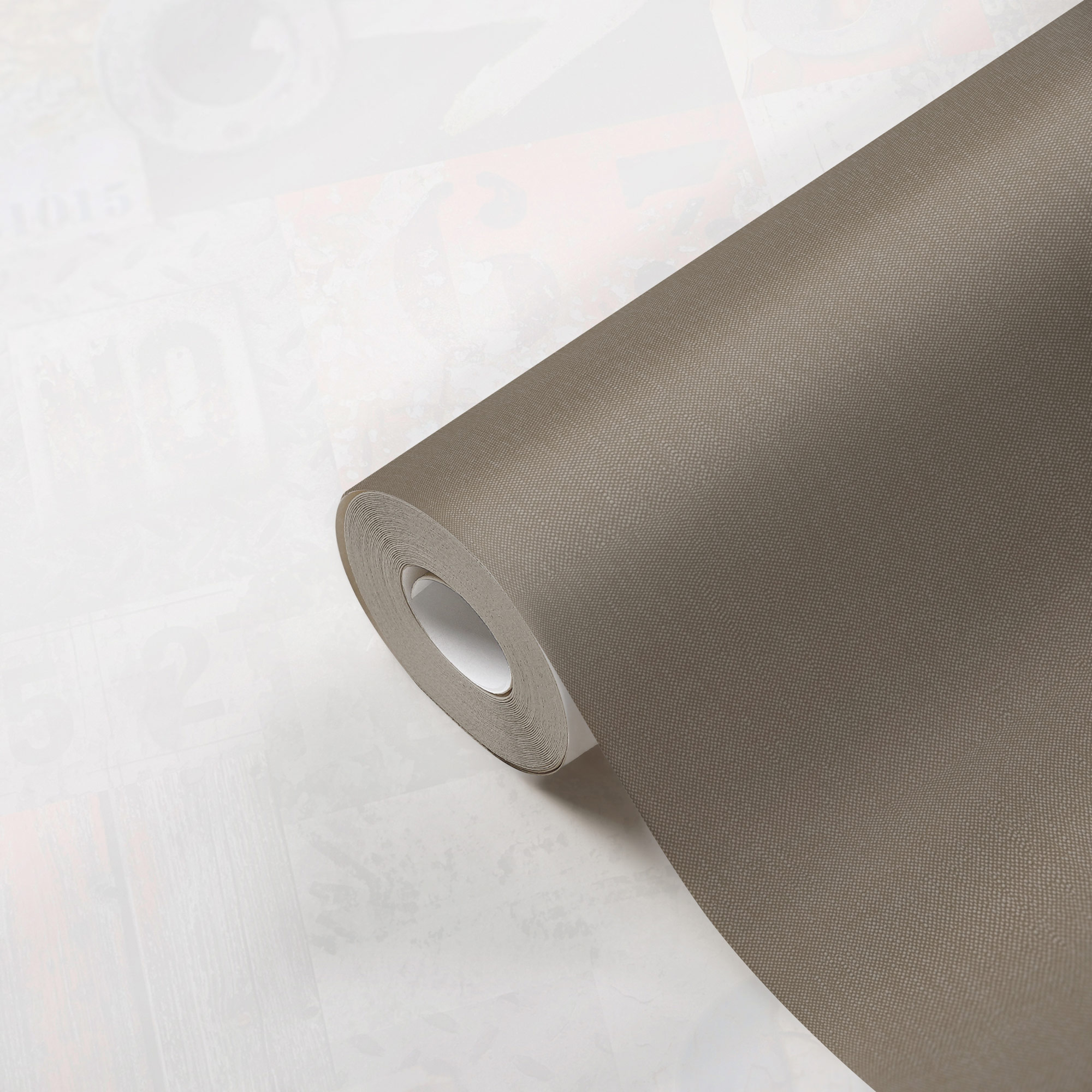 AS Vliestapete Pure Elegance Einfarbig Braun 385123