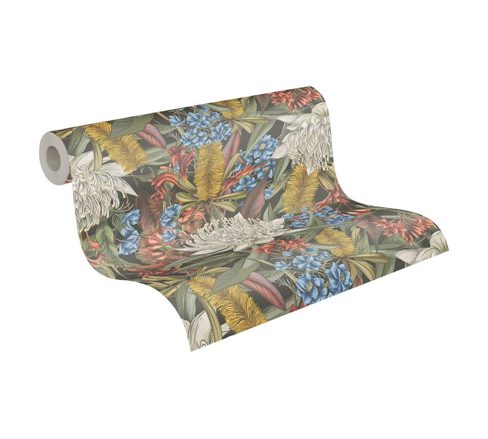 Livingwalls Vliestapete Drawn Into Nature Blumen 394282