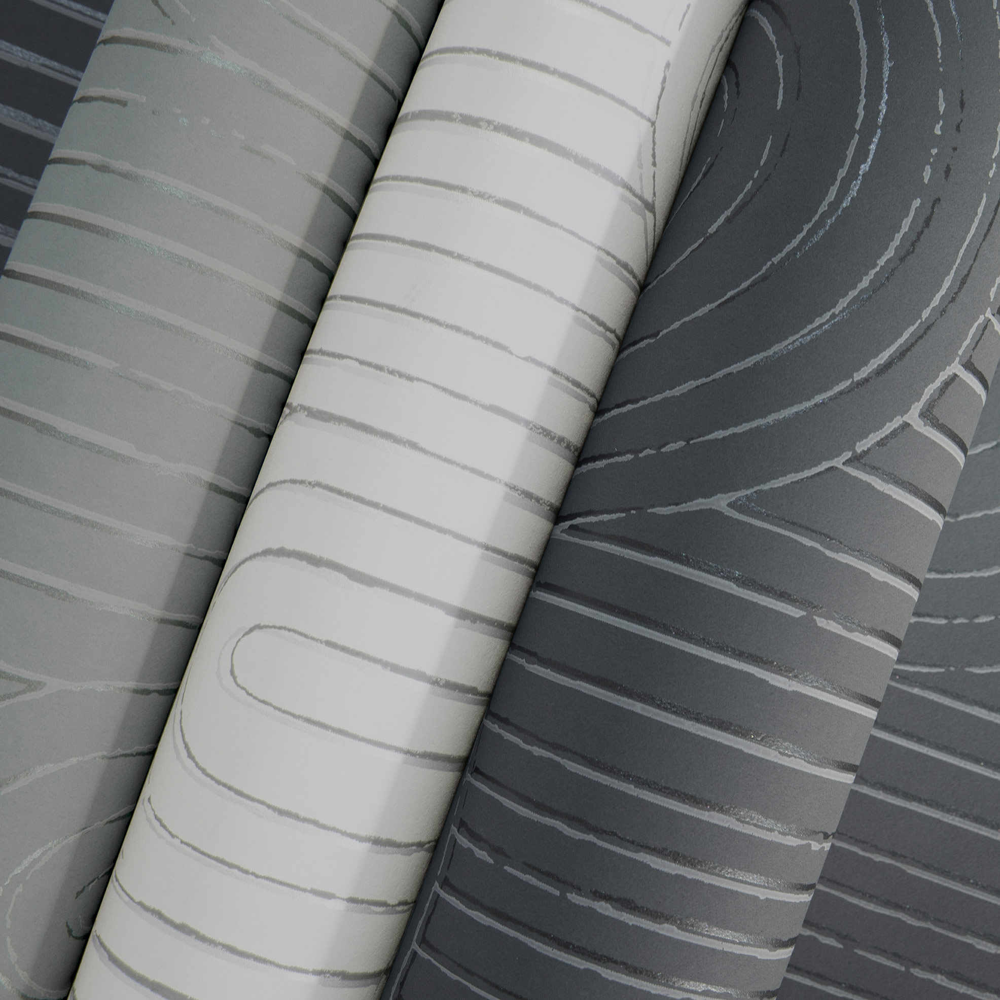 Hohenberger Vliestapete Chalk Colosseo Anthracite 65568